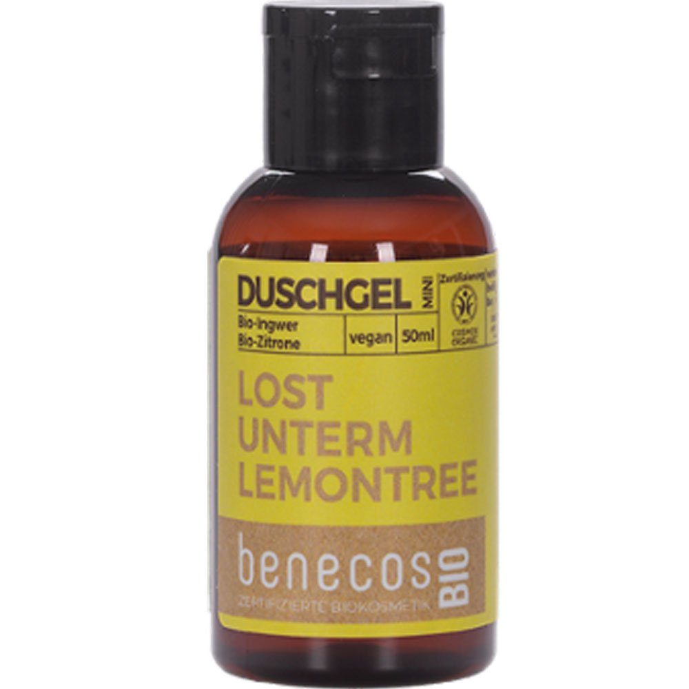 Benecos Duschgel Ingwer Zitrone, 50 ml