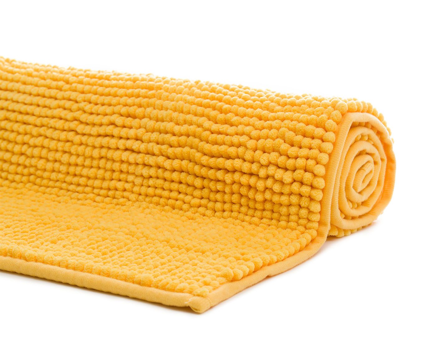 liebling Badematte, Fußbodenheizung geeignet, Polyester, rechteckig, Antirutsch-Beschichtung, sehr Saugfähig, Größe: 50x70 cm, gelb