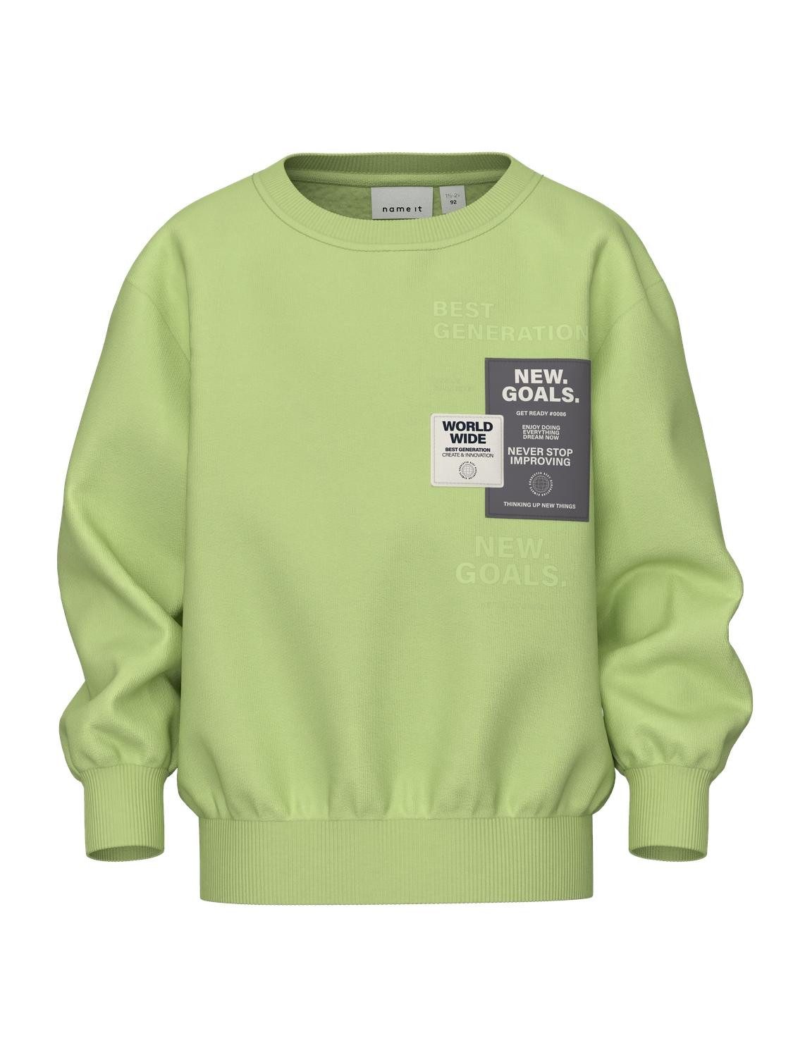 Sweatshirt NMMSAKU NREG SWEAT BRU