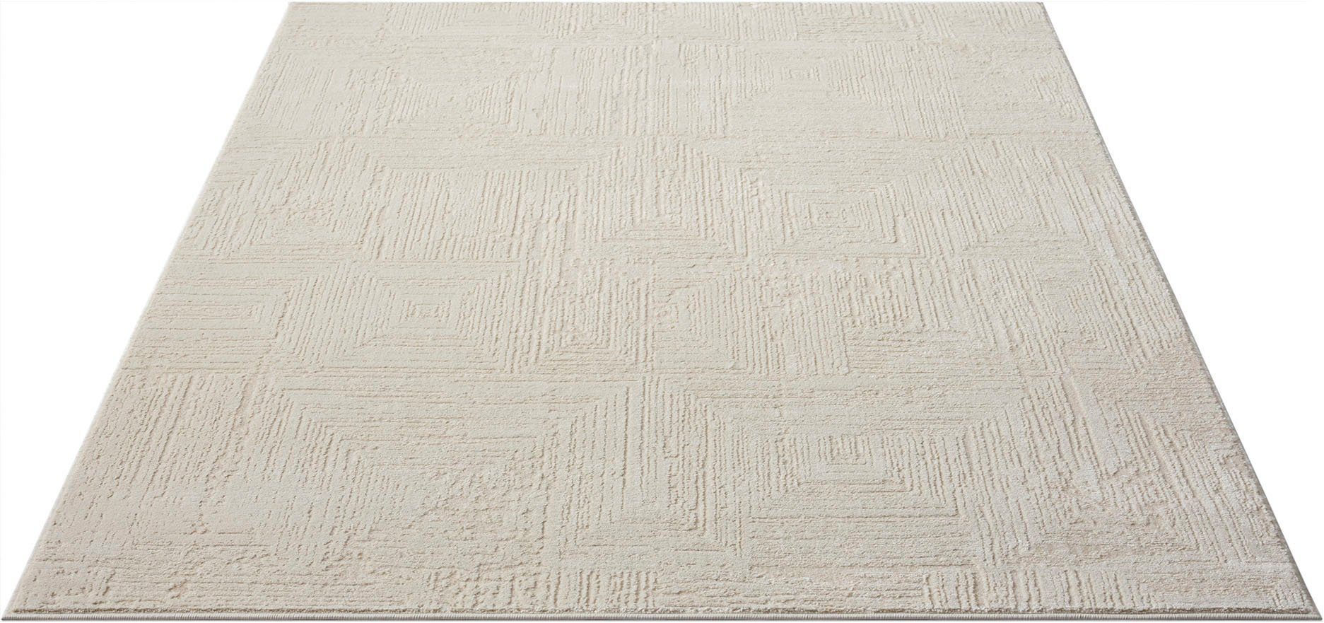 Teppich »Brakel«, Home affaire, rechteckig, Höhe: 9 mm, dezenter Glanz,  Schrumpf-Garn-Effekt, im Vintage-Look, dichte Qualität
