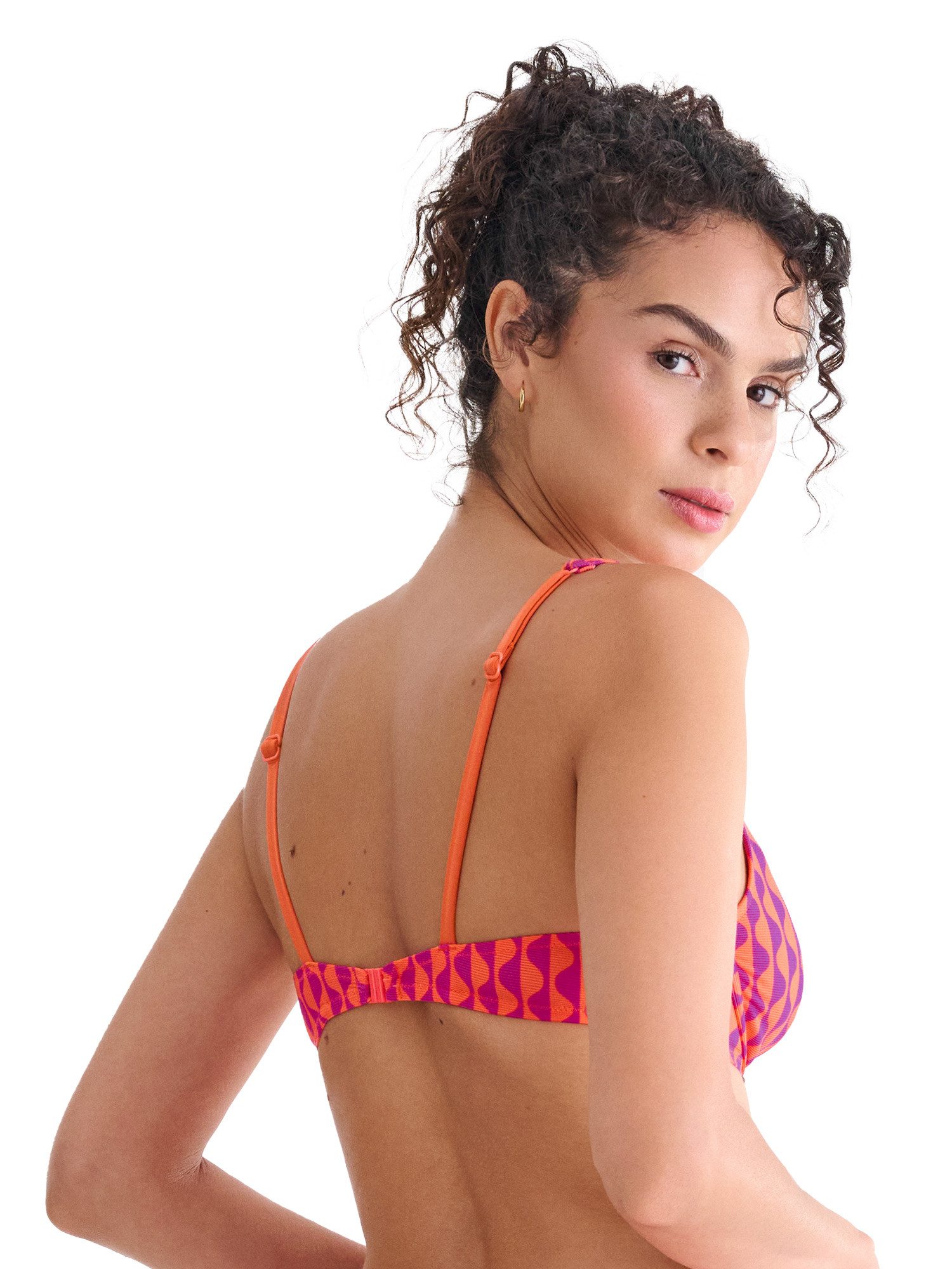 Lisca Balconette-Bikini-Top Bikini-Oberteil mit Bügel Aruba (Stück, 1-St), unwattierte Cups, grafischer Druck