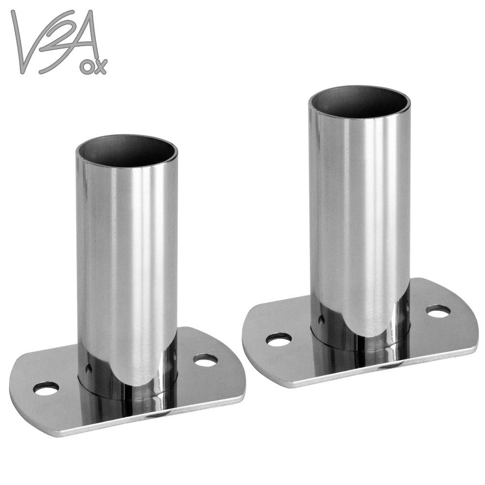 V2Aox Poolleiter 2er Set Poolleiter Füße Fuß Pool Leiter Edelstahl