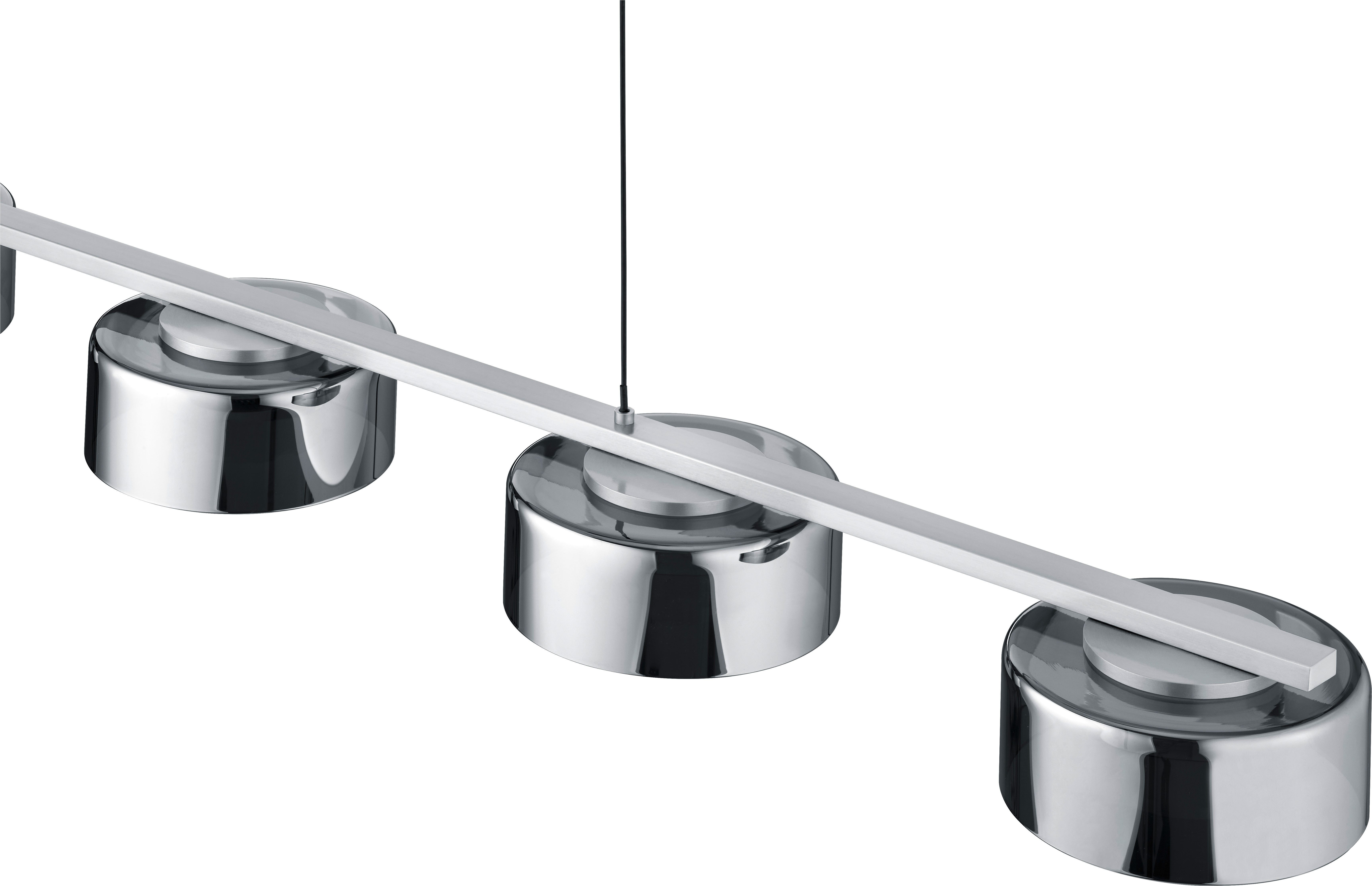 HELL höllisch gutes Licht LED Pendelleuchte DUNE, LED fest integriert, Extra-Warmweiß, B-Link Fernbedienung, Dim to warm, Stufenlos höhenverstellbar