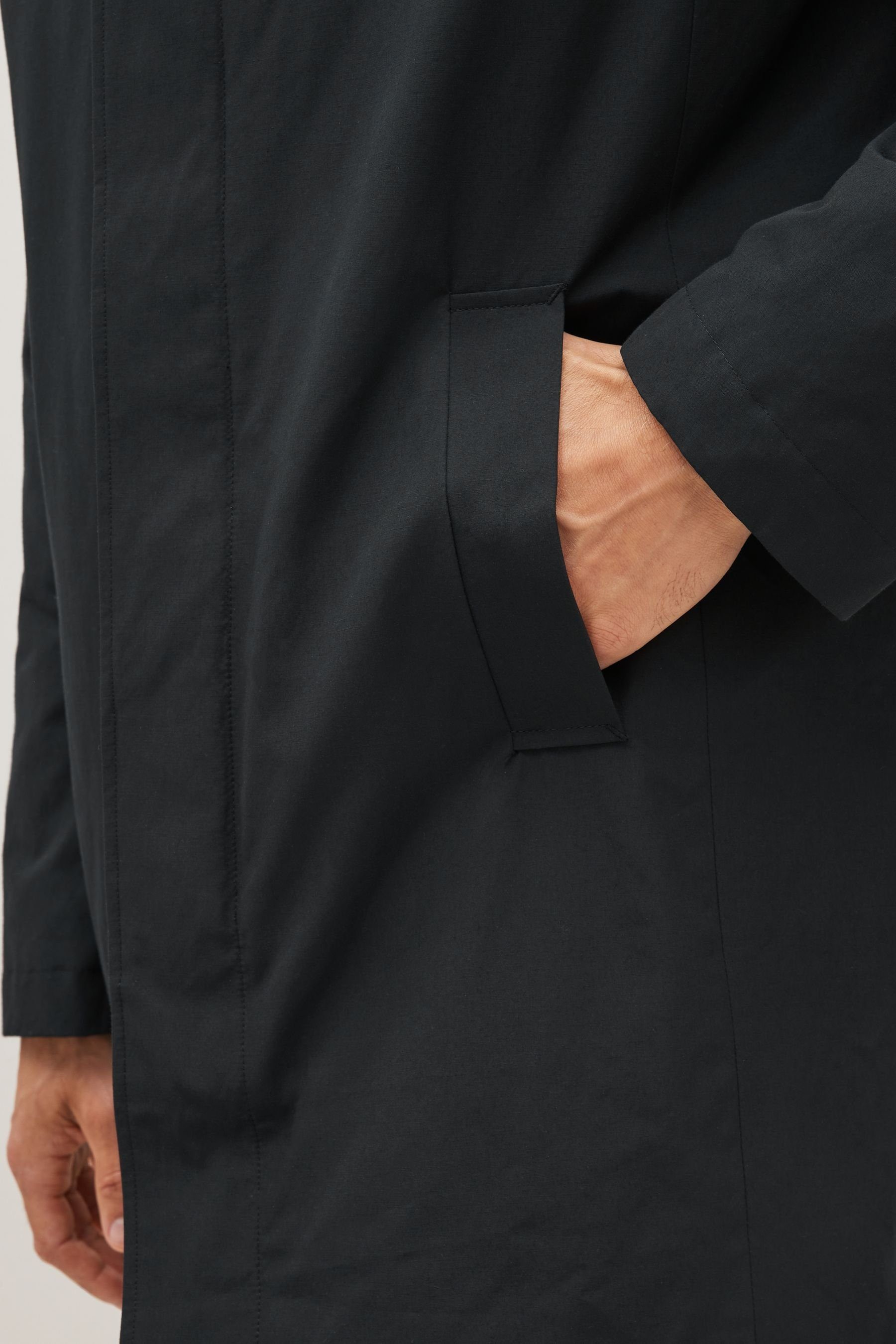 Next Regenmantel Mac Coat (1-tlg) Black