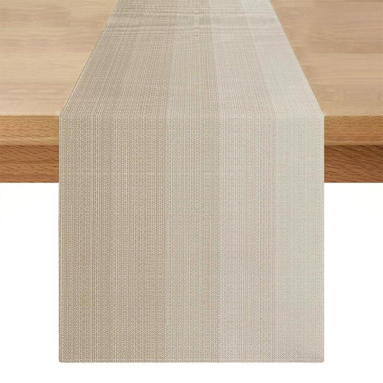 LuxusKollektion Tischläufer Tischläufer Modern Beige 40x100 cm (1-tlg)