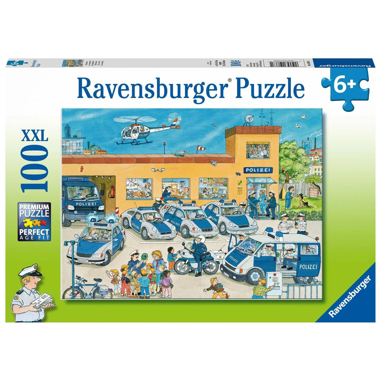 Ravensburger Puzzle Polizeirevier. Puzzle 100 Teile XXL, 100 Puzzleteile