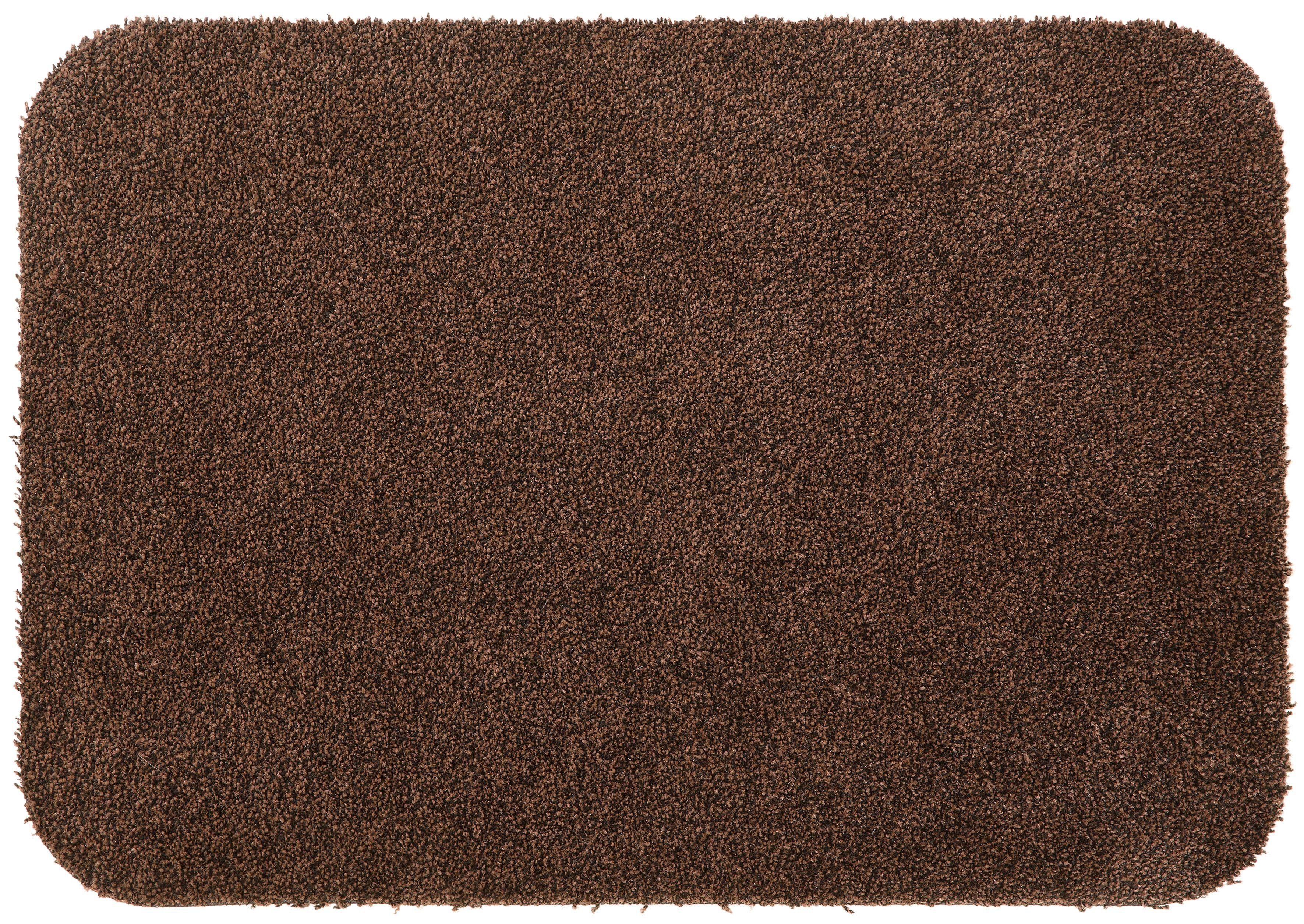 Fußmatte Willa, Home affaire, rechteckig, Höhe: 9 mm, In- und Outdoor geeignet, waschbar braun | Fußmatten