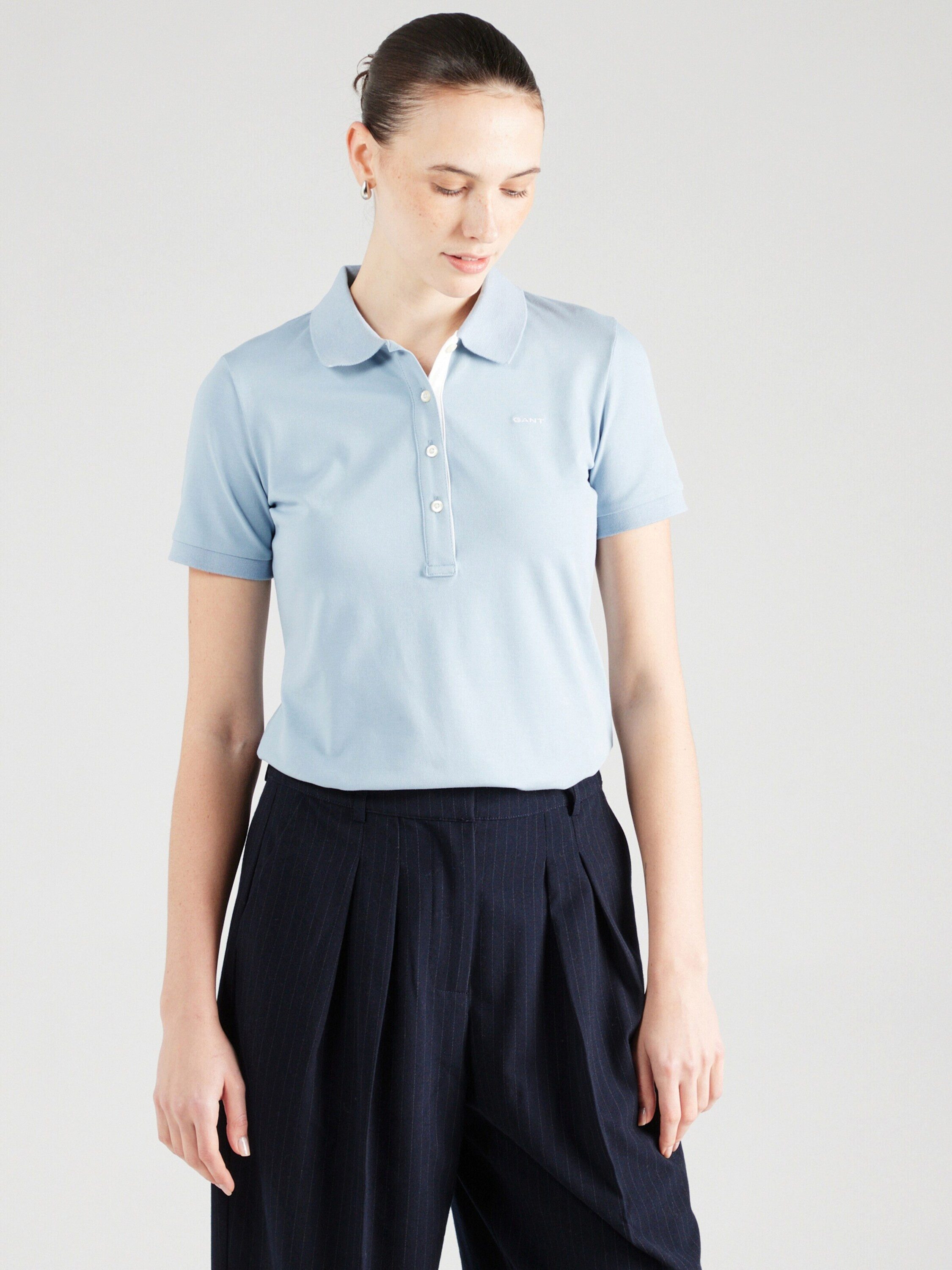 Gant Kurzarmshirt (1-tlg) Plain/ohne Details