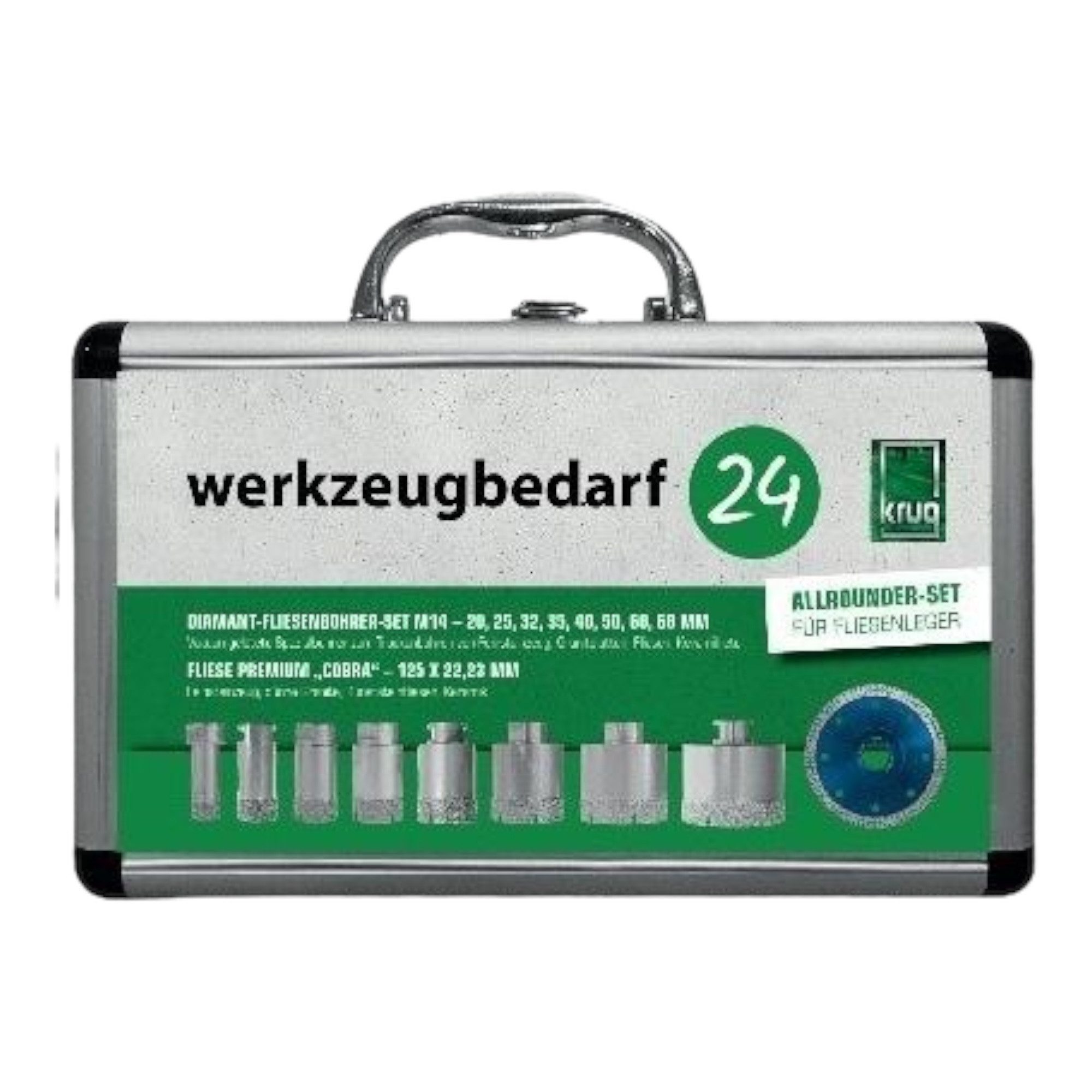 Bohrersatz Fliesenleger-Set 9-teilig + Fliese Cobra günstig online kaufen