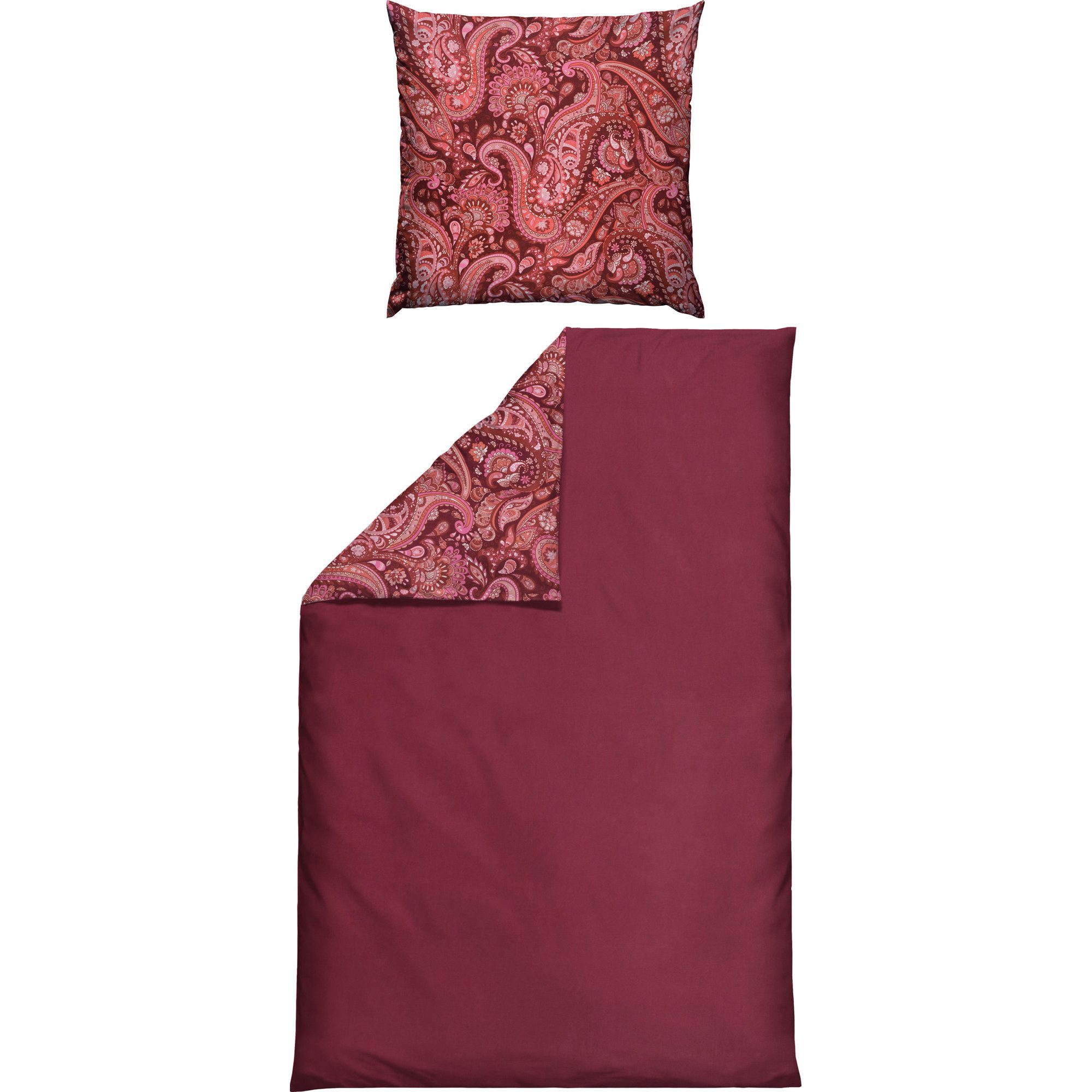REDBEST Bettwäsche Bettwäsche, Mako-Satin, Satin Paisley günstig online kaufen