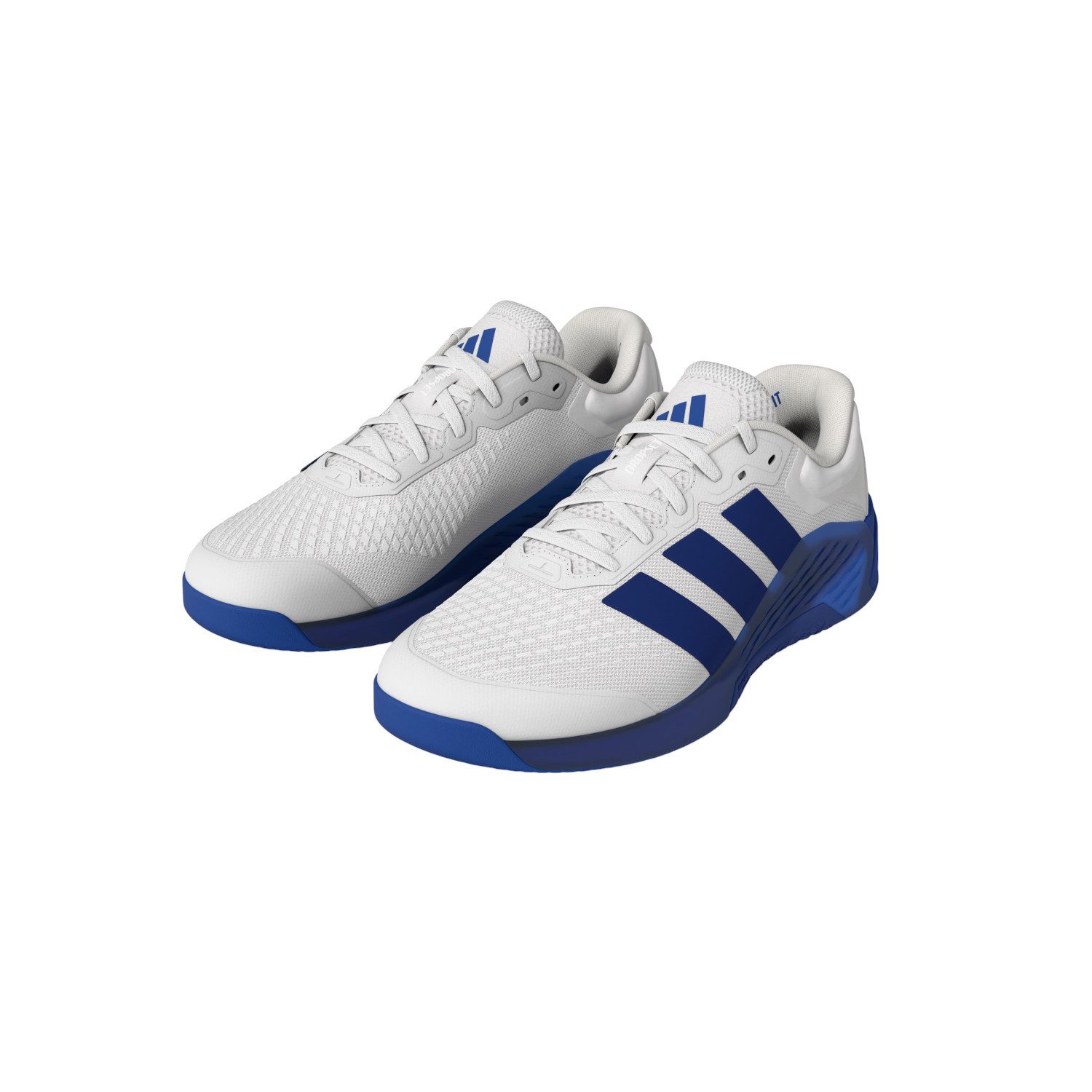 adidas Performance Dropset 4 Power Trainer weiss/royalblau Herren Fitnessschuh – Bild 5 von 5