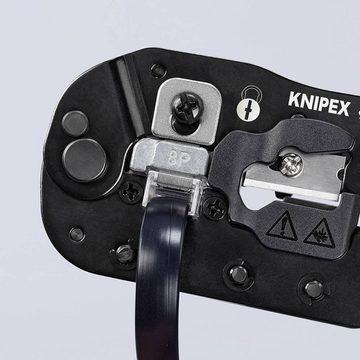 Knipex Crimpzange mit Mehrkomponenten-Hüllen brüniert 191 mm