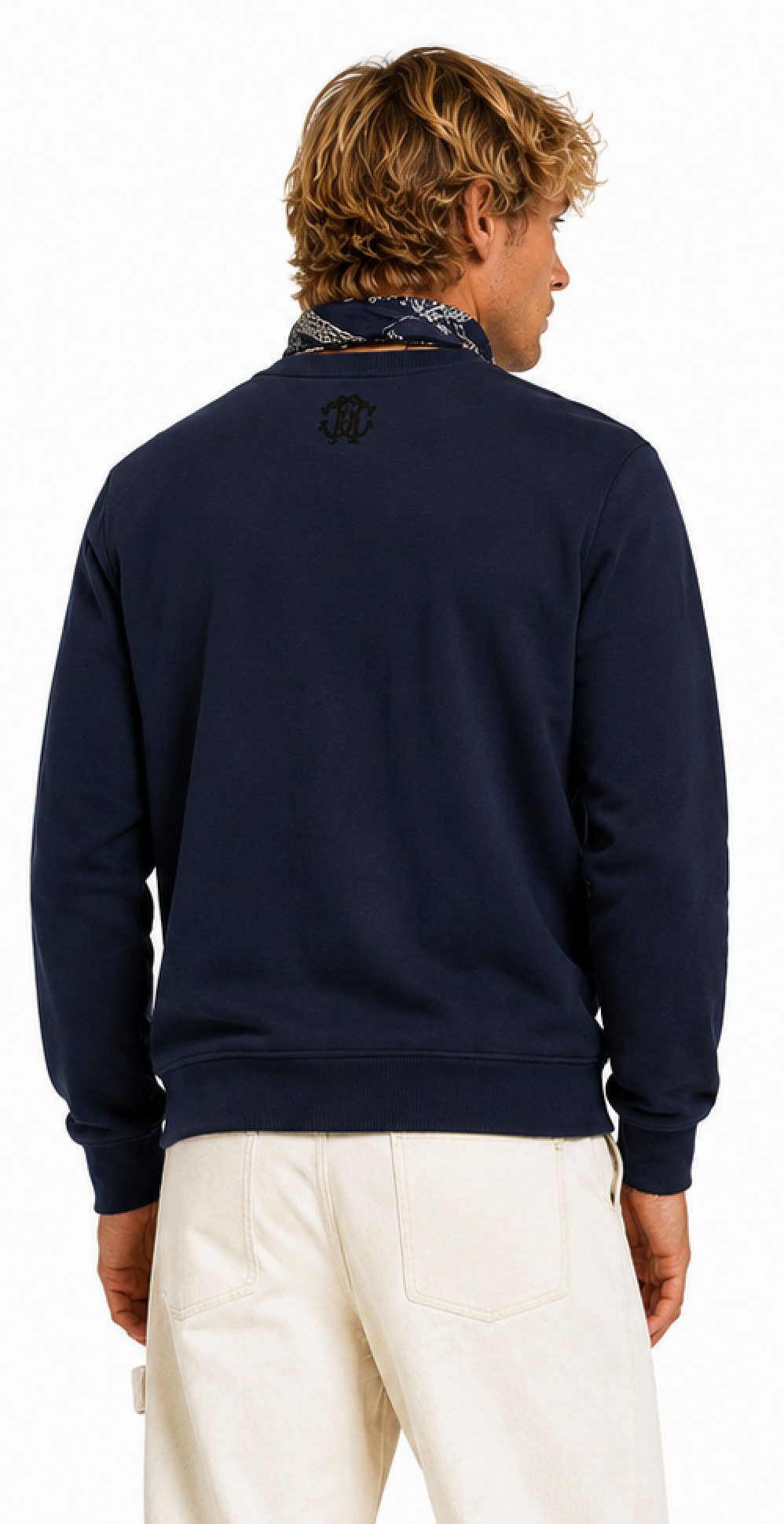 roberto cavalli Sweatshirt FIRENZE RC Monogram Logo Sweatshirt Pullover Sweater Exklusive Roberto Cavalli Firenze Premium-Linie