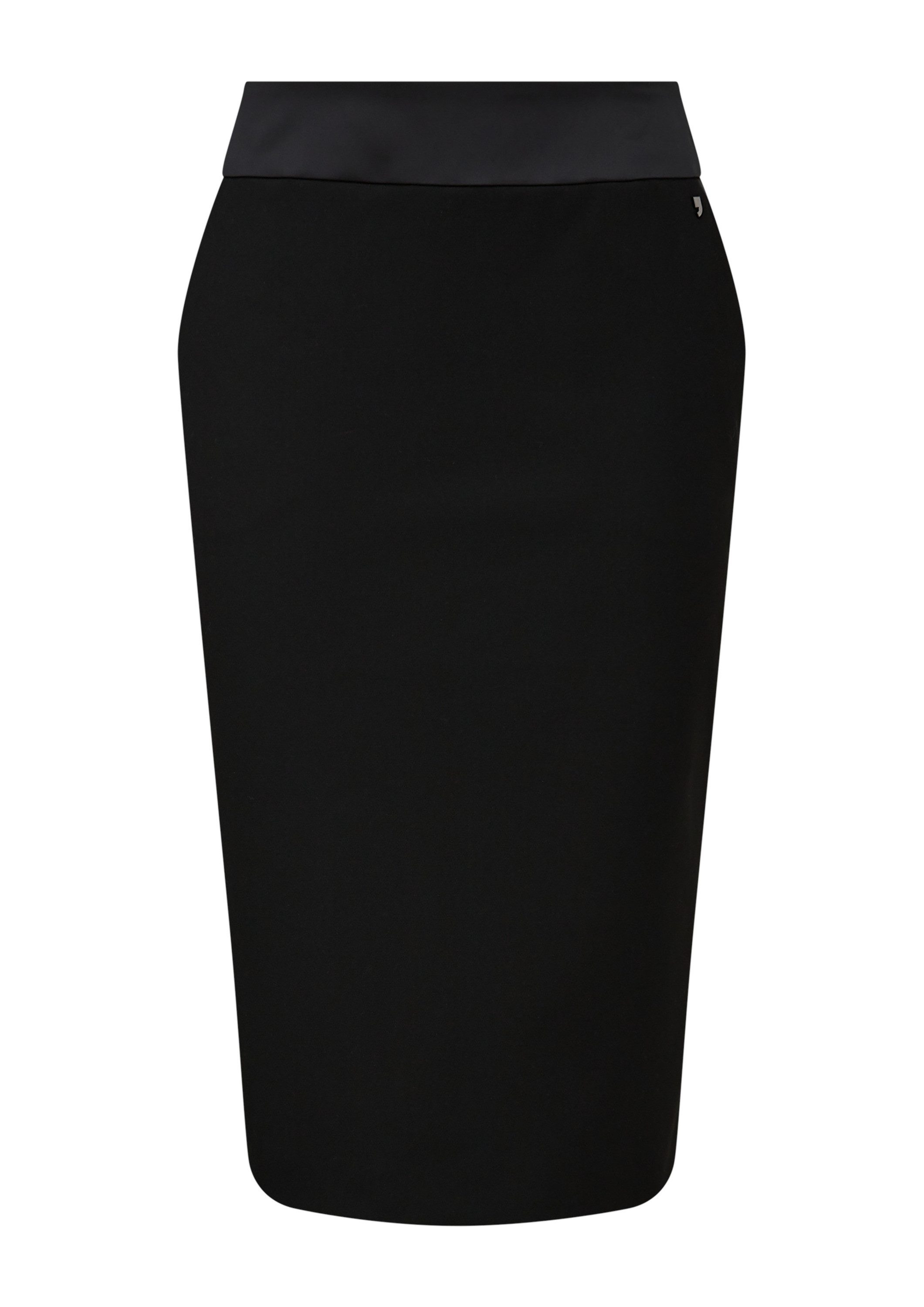 comma Midirock Rock Bleistiftrock mit satiniertem Bund günstig online kaufen