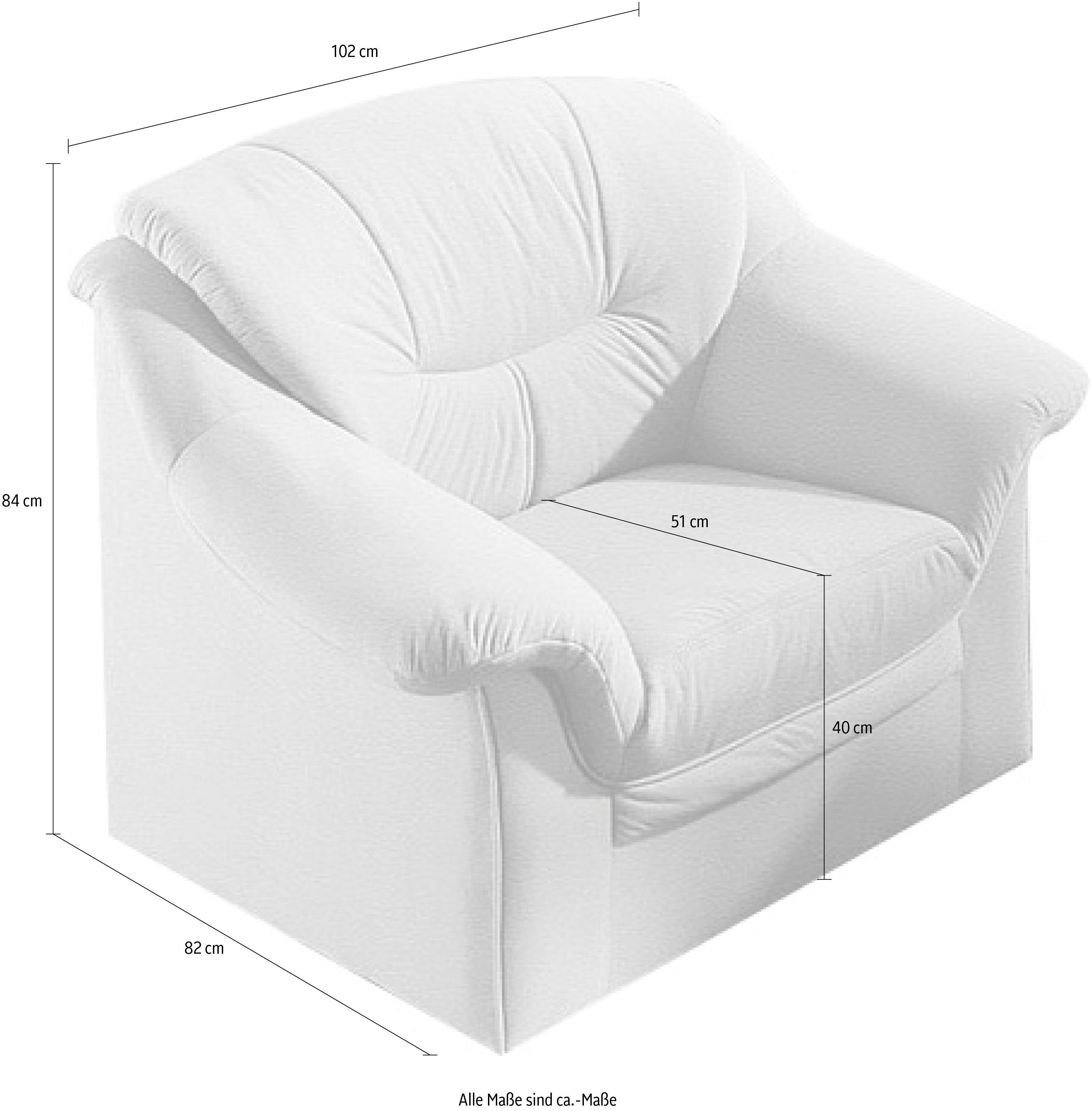 DOMO collection Sessel Montana Kunstleder-Bezug, zeitlos und elegant – Bild 5 von 5
