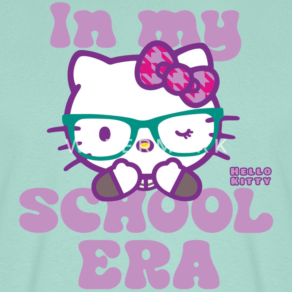 Spreadshirt T-Shirt Hello Kitty Schulkind In My School Era Männer Premium T-Shirt (1-tlg)