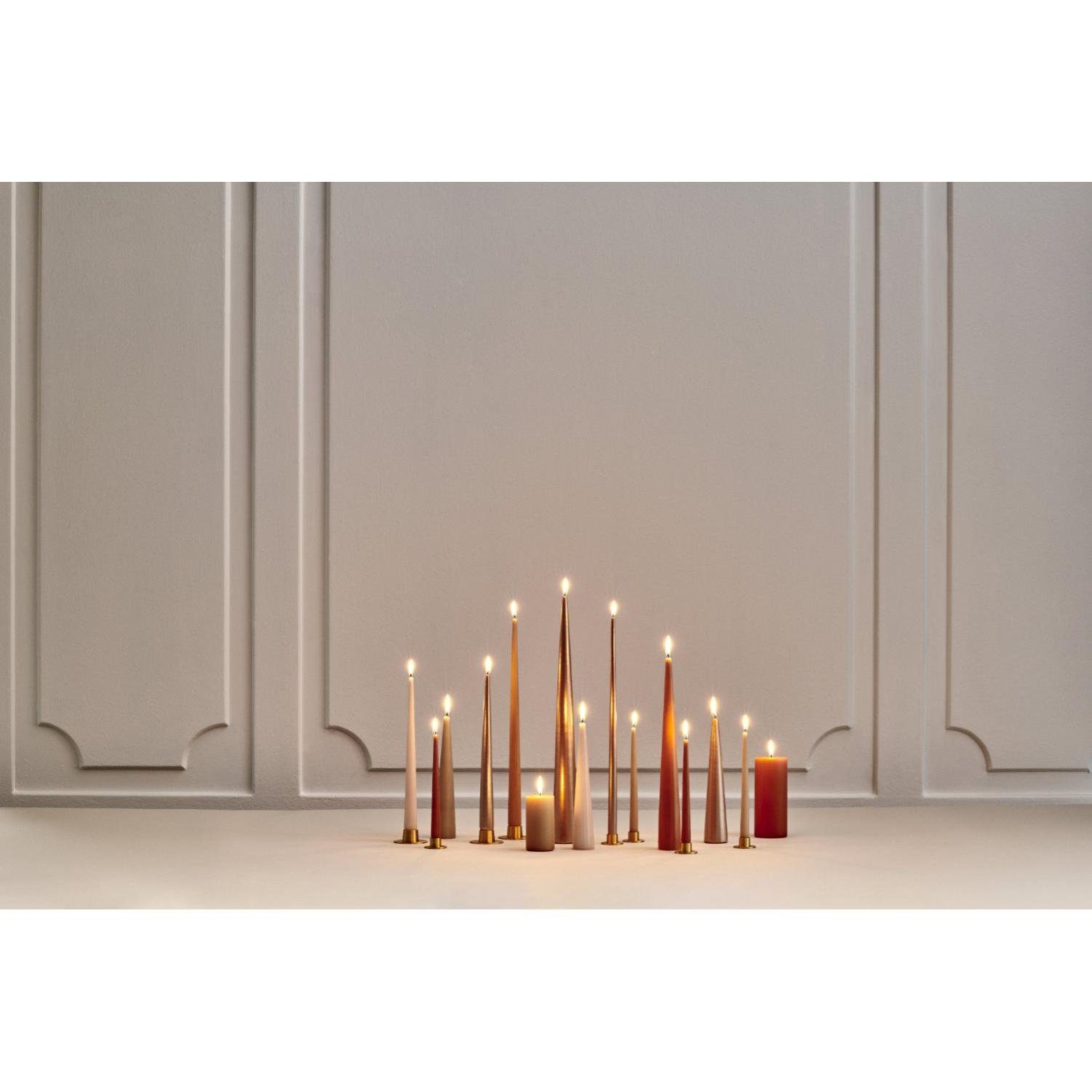 ester & erik Tafelkerze Kegelkerzen Set Cone Candle Deep Wine (2-teilig) günstig online kaufen