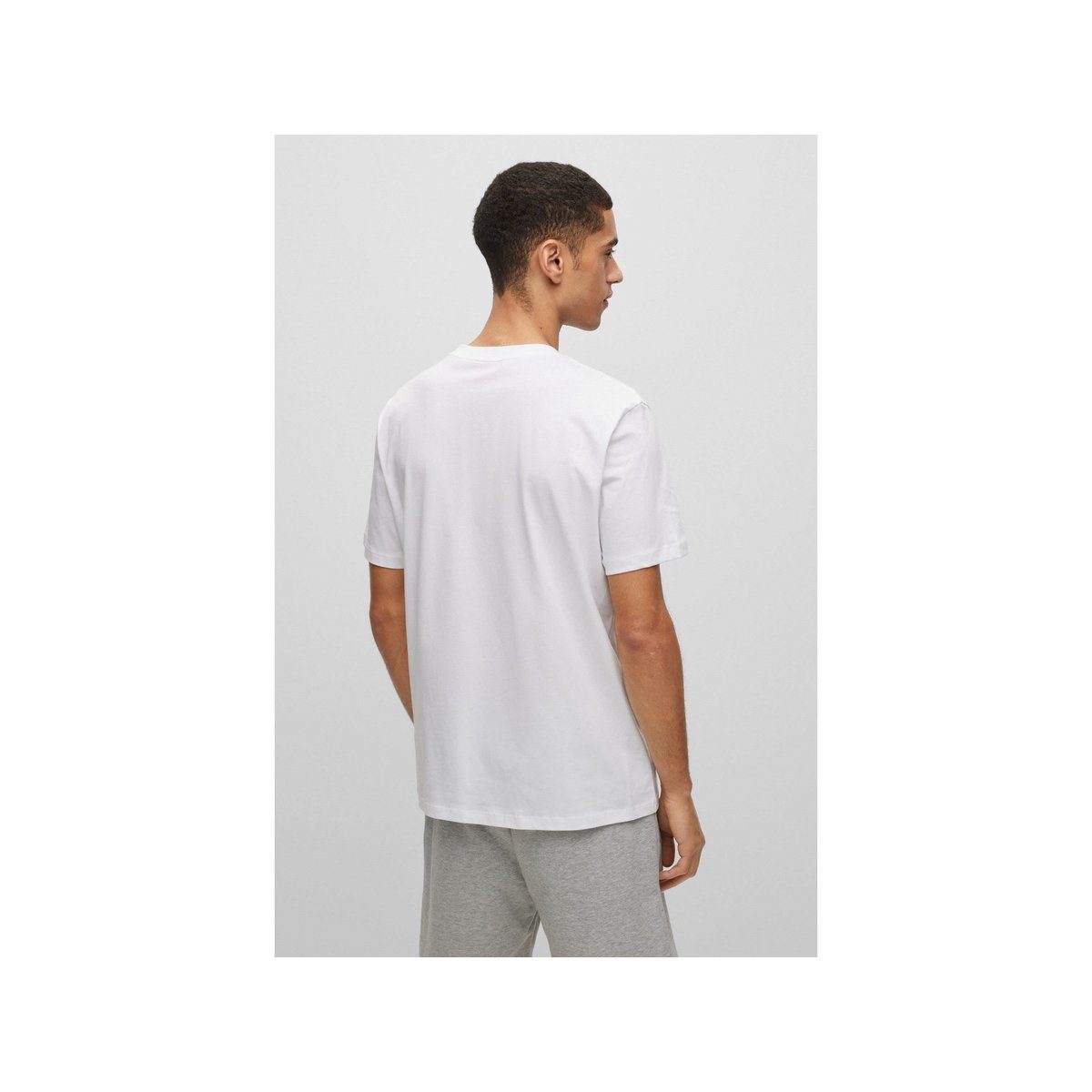 HUGO T-Shirt fit regular unbekannt (1-tlg) weiß