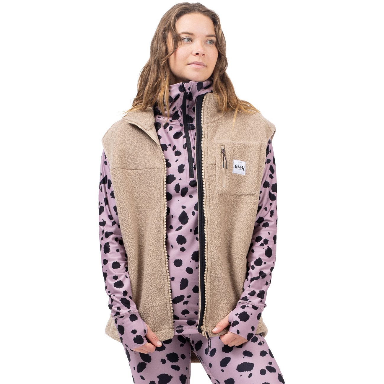 Eivy Fleecejacke Lumberjackie Sherpa Vest Lumberjackie günstig online kaufen