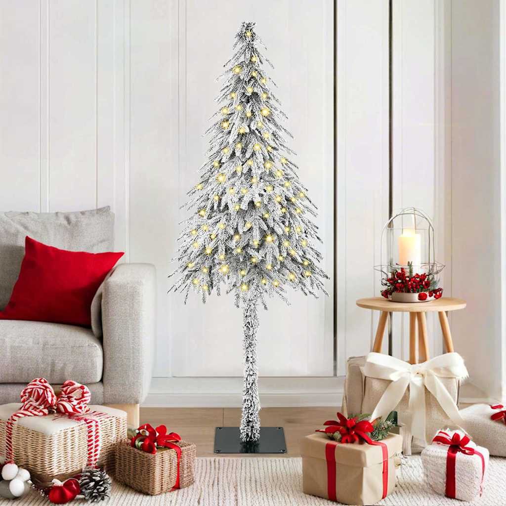 vidaXL Künstlicher Weihnachtsbaum vidaXL Weihnachtsbaum Weiß 150 cm PE und Stahl
