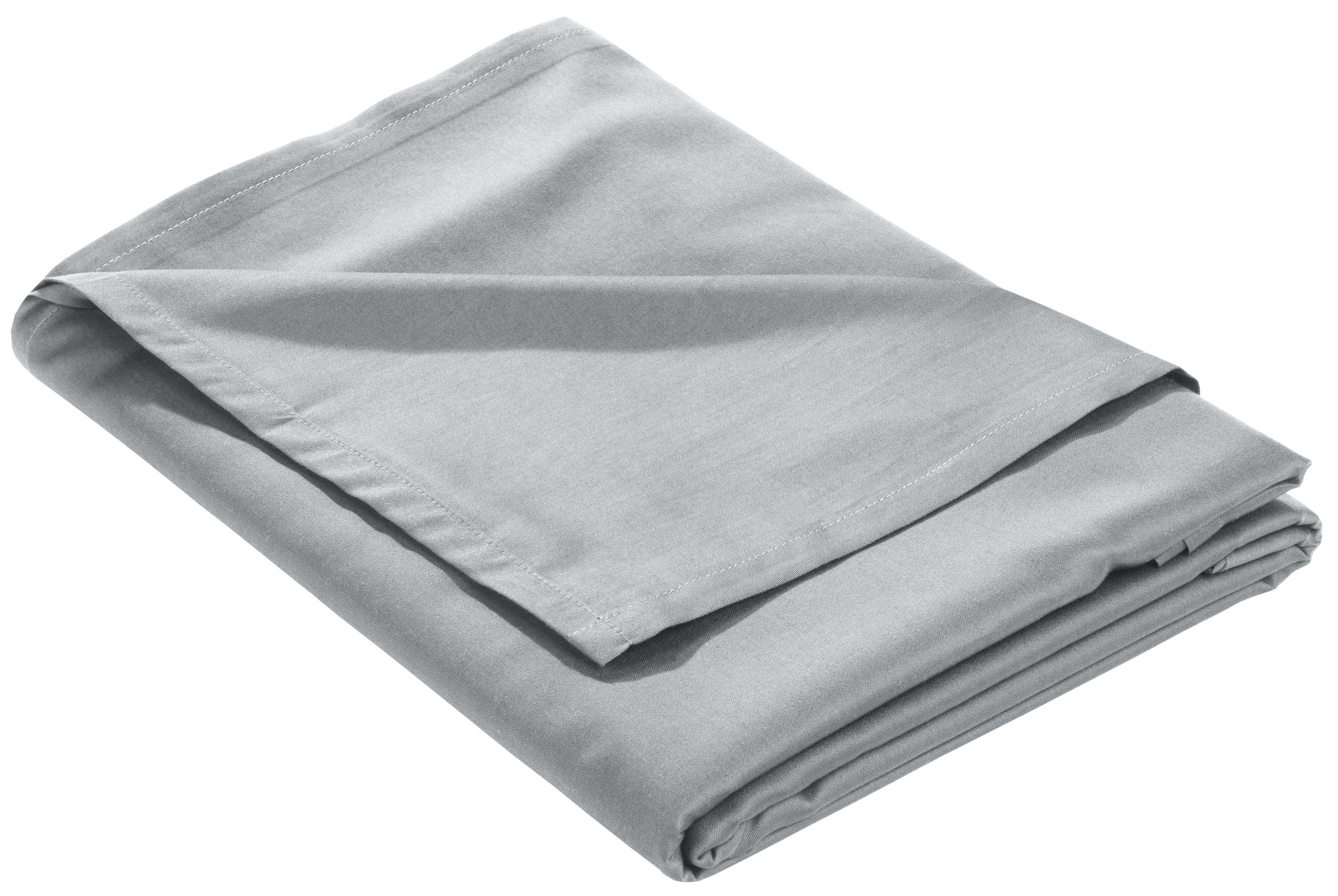 BETTWAESCHE-MIT-STIL Bettlaken Mako Satin Bettlaken uni einfarbig, Mako-Satin
