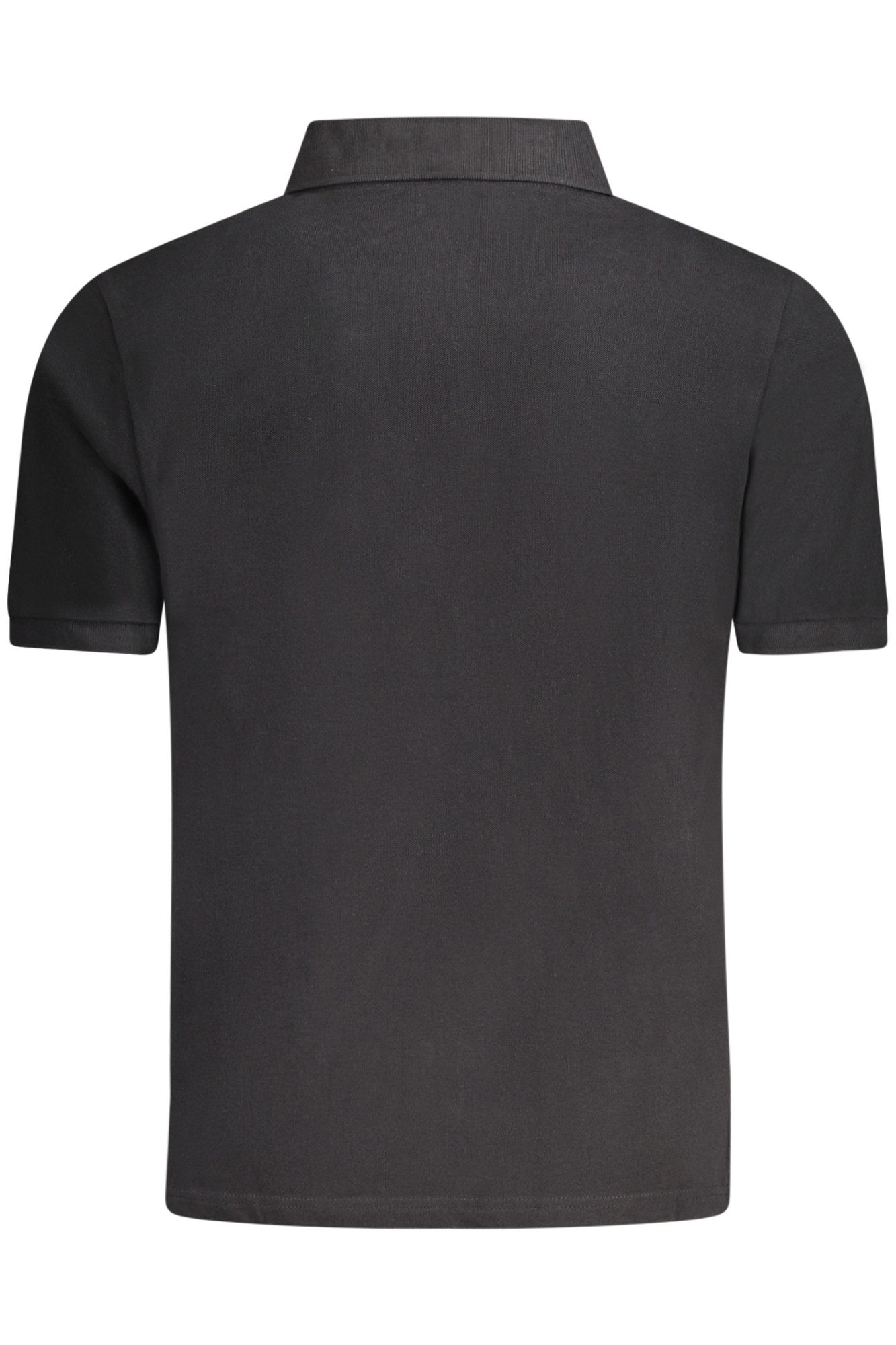 North Sails Poloshirt Herren Kurzarm Poloshirt Schwarz mit Knöpfen und