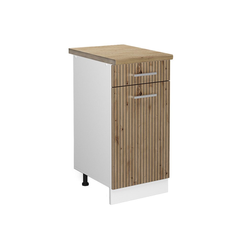 Vicco Unterschrank R-Line, Artisan-Eiche/Weiß, 40 cm, günstig online kaufen