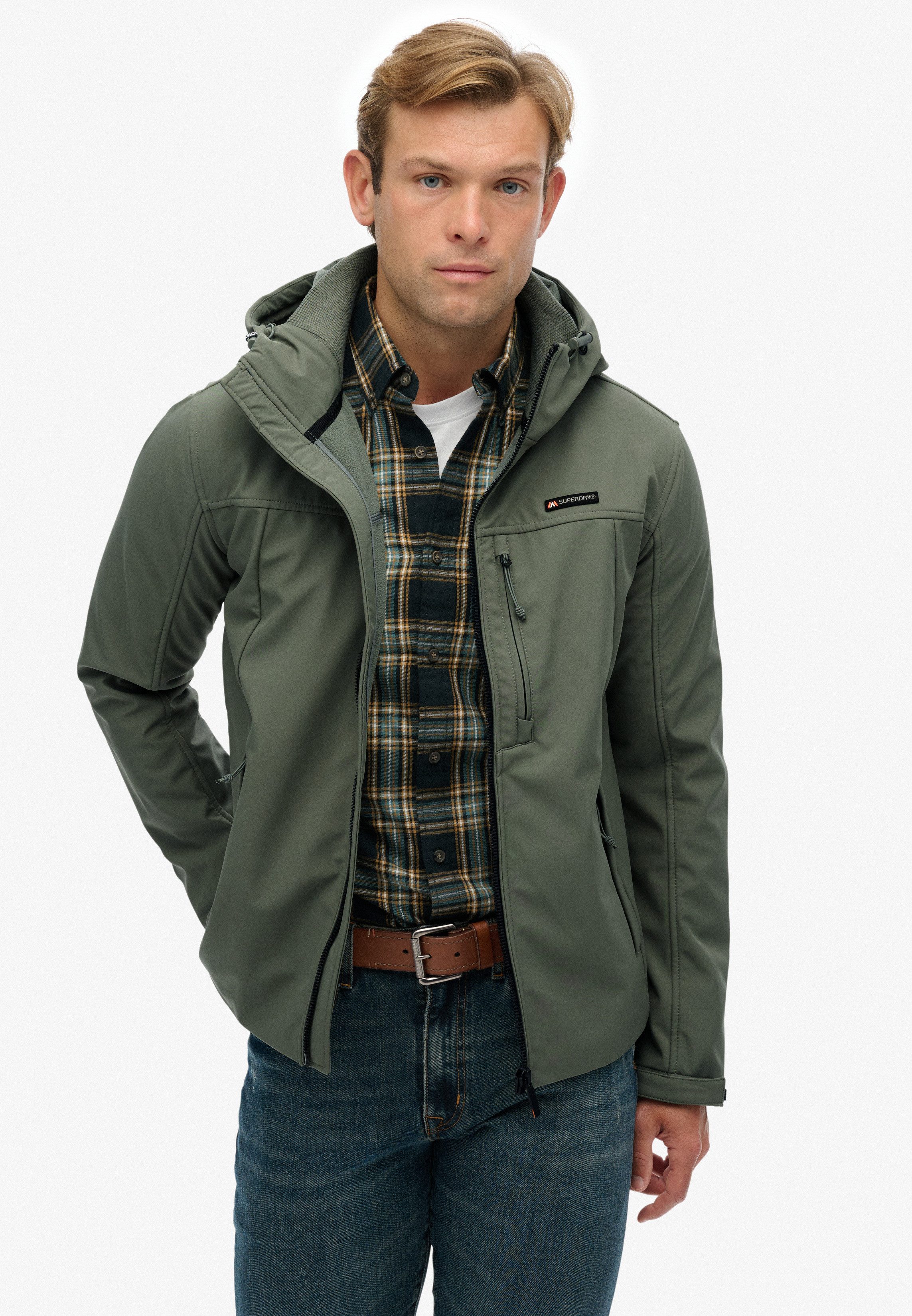 Superdry Outdoorjacke HOODED SOFT SHELL TREKKER günstig online kaufen