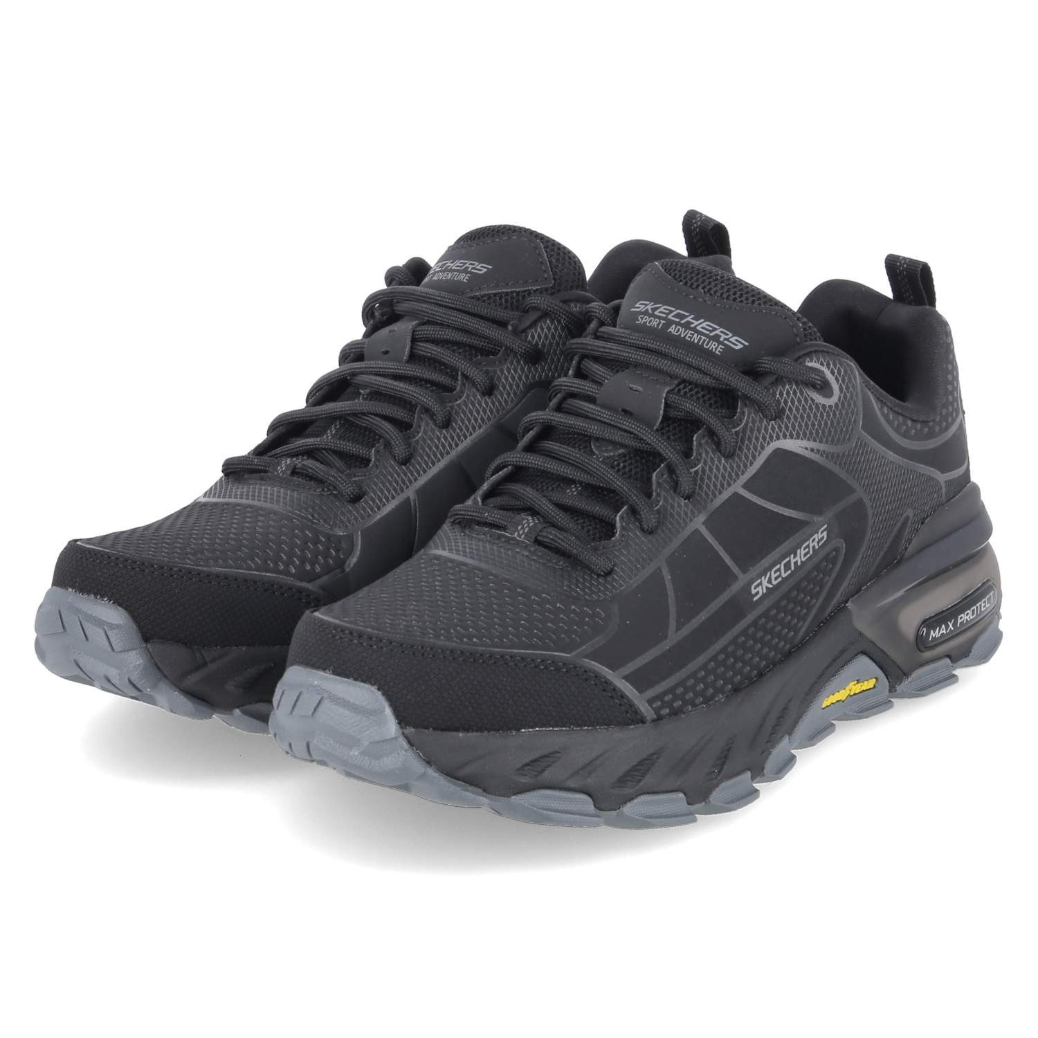 Skechers Skechers 237672 BKCC Herren Synthetik schwarz Schnürschuh