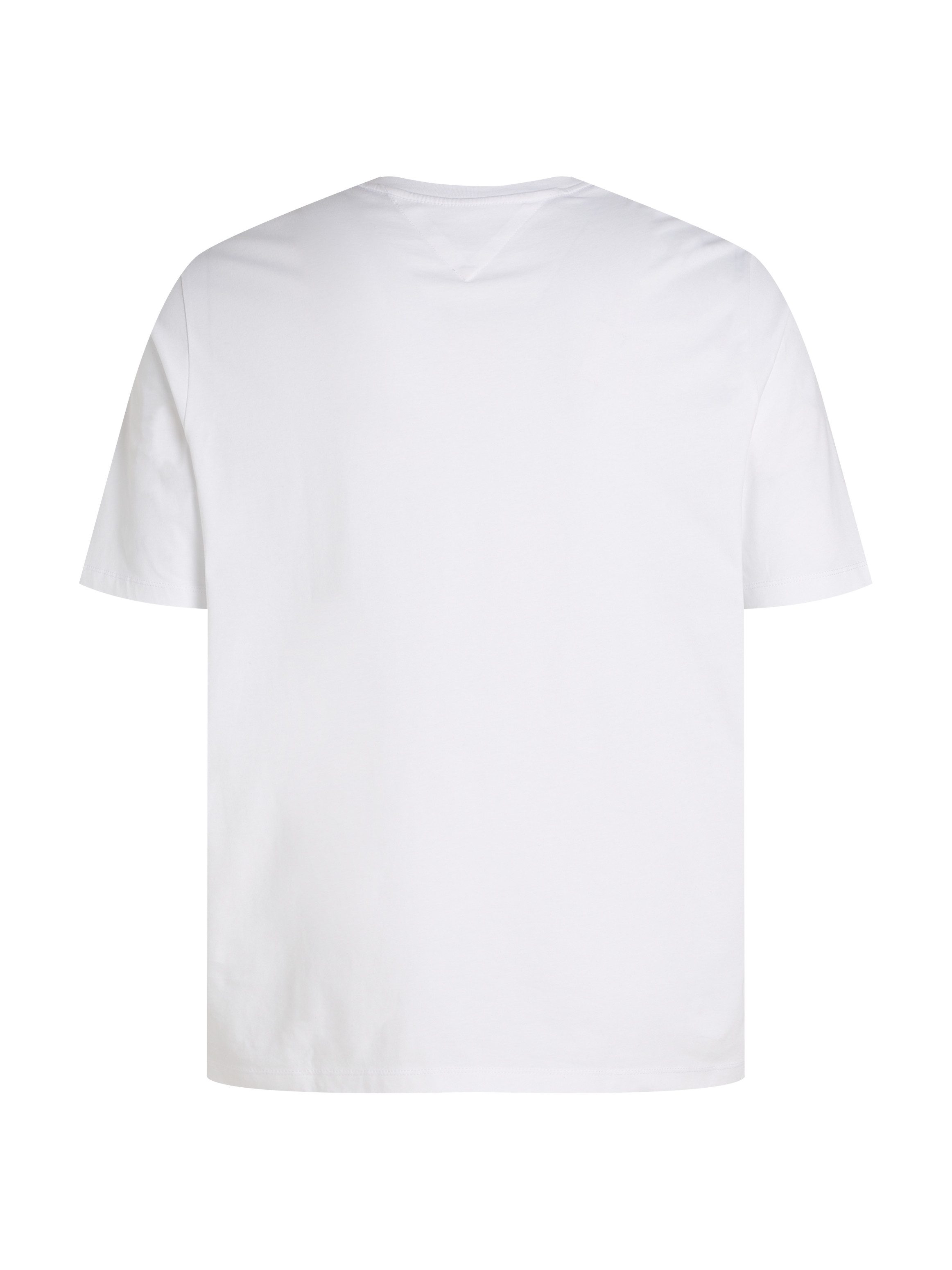 Tommy Hilfiger Big & Tall Rundhalsshirt BT-SCRIPT LOGO TEE-B in Großen Größen, Logostickerei