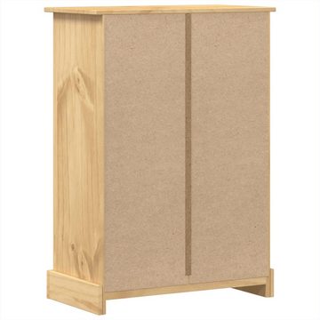 vidaXL Aufbewahrungsbox Kommode Corona 80x43x114 cm Massivholz Kiefer