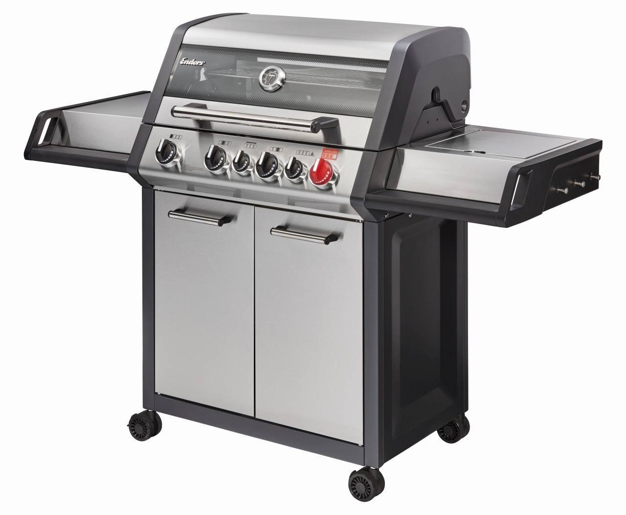 Enders Gasgrill, Monroe Pro 4 SIK Turbo Gasgrill mit 800 Grad Turbo