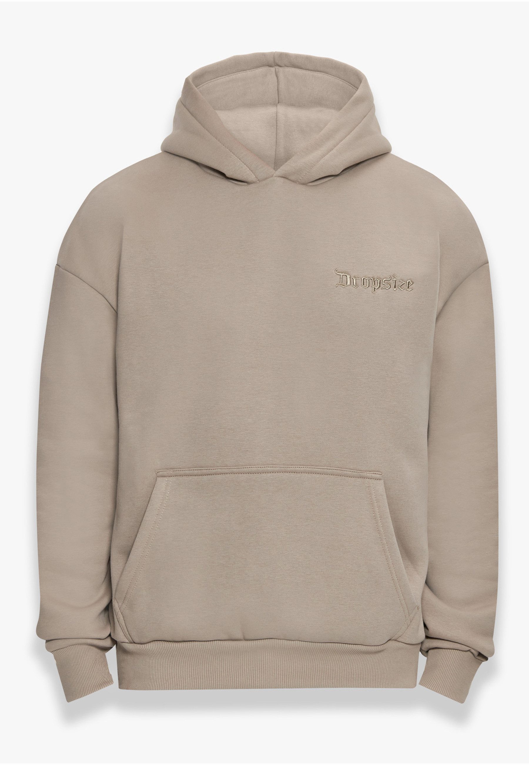 Kapuzensweatshirt Dropsize Herren Dropsize Heavy Oversize Embo Hoodie