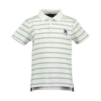 Blue Seven Poloshirt Kinder Jungs T-Shirt Palm mit Streifen - Sommershirt mit Kent-Kragen
