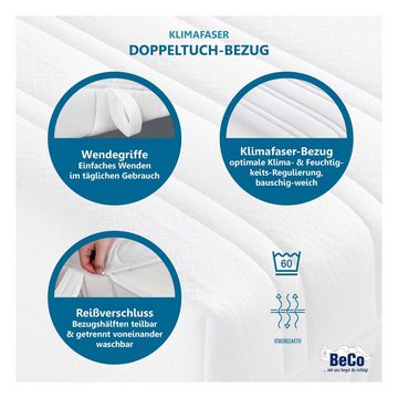 Taschenfederkernmatratze Active Strong TFK ergonomischer Schlaf wie im Luxus-Hotel, Beco, 22 cm hoch, Qualität 100% Made in Germany 80/90/100/140x200 Versand 0,00 EUR