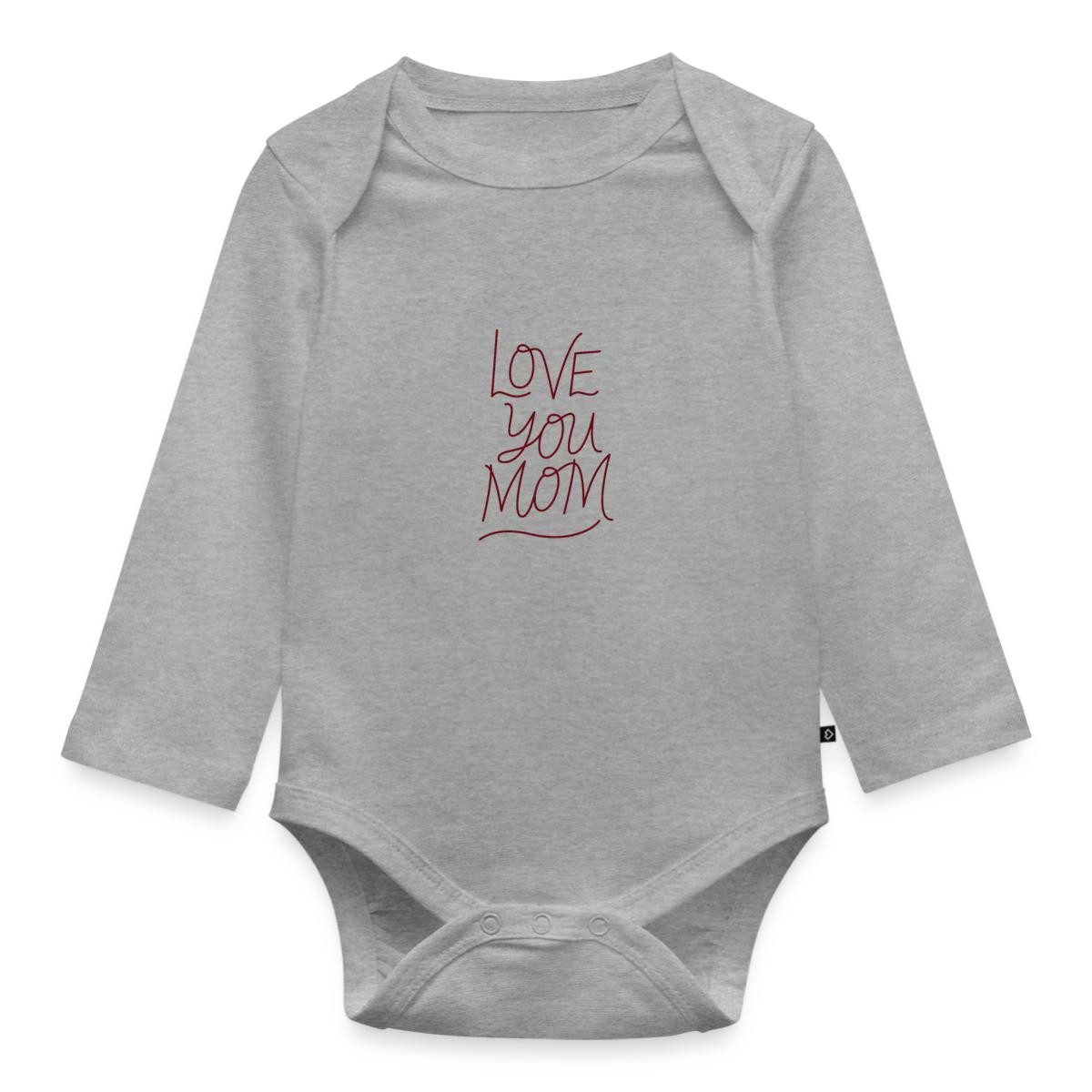 Langarmbody Geschenk Mom, Love You Mom Tages Baby Body Langarm