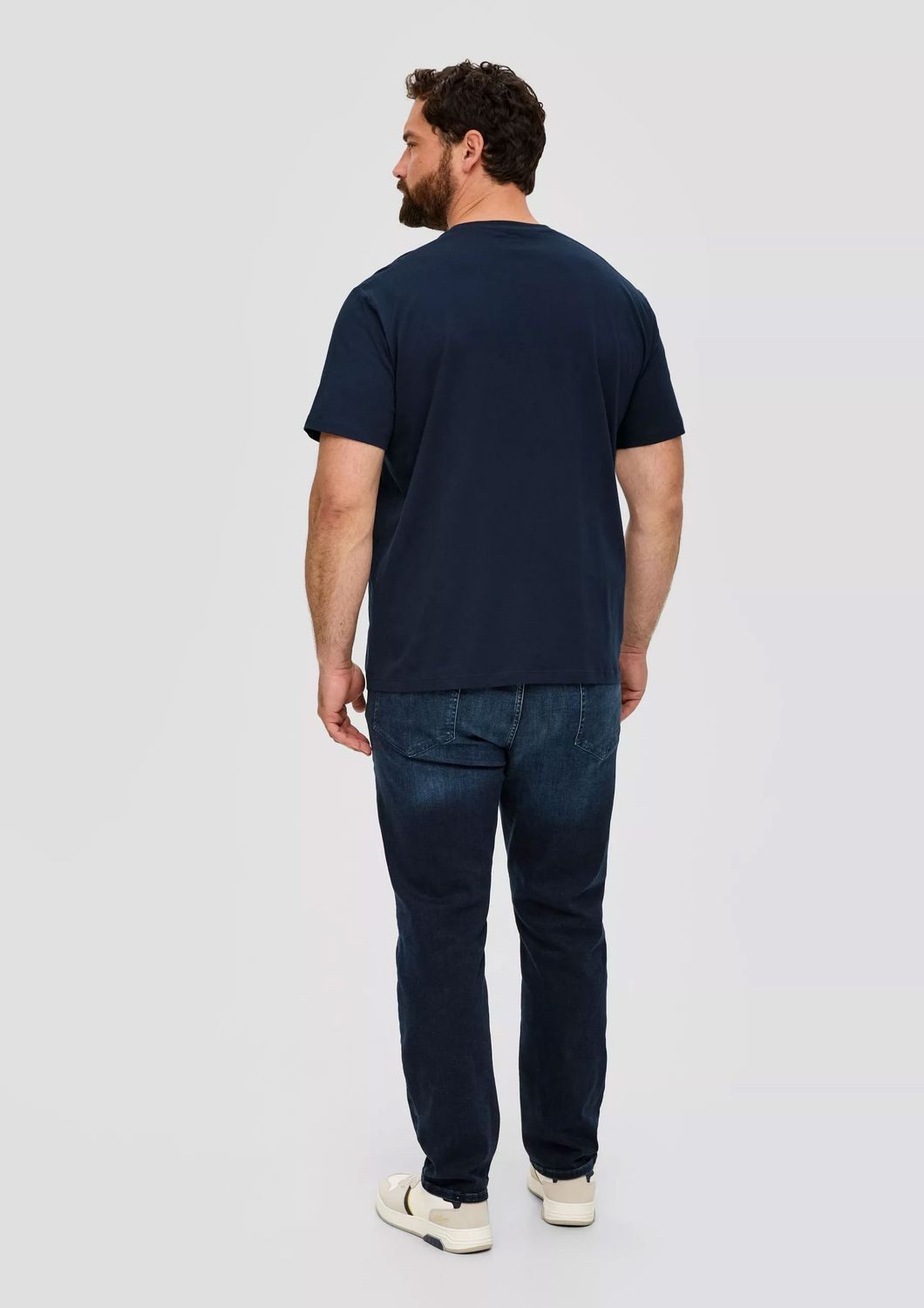 s.Oliver T-Shirt Big Size (2-tlg) Rundhals, kurzarm, Logo-Aufdruck