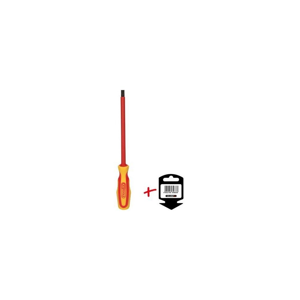 KS Tools Schraubendreher ERGOTORQUE VDE Schlitz-Schraubendreher 117.0516-E, 117.0516-E