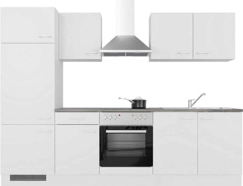 Flex-Well Küche Lucca, wahlw. mit E-Geräten, Breite 270 cm, viele Farbvarianten erhältlich