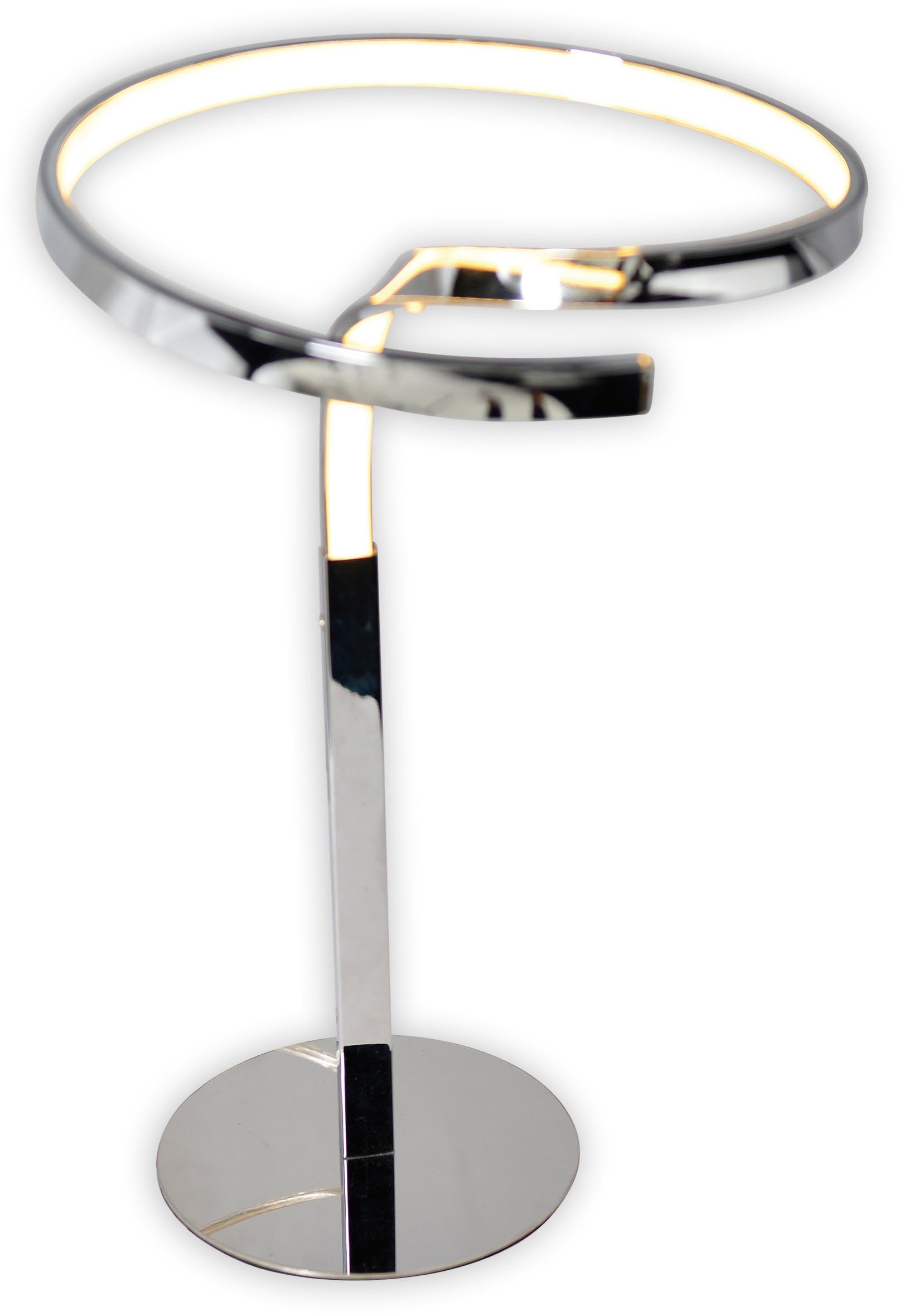 näve LED Tischleuchte "Loop Line", LED fest integriert, Warmweiß, modernes Design; angenehmes Licht