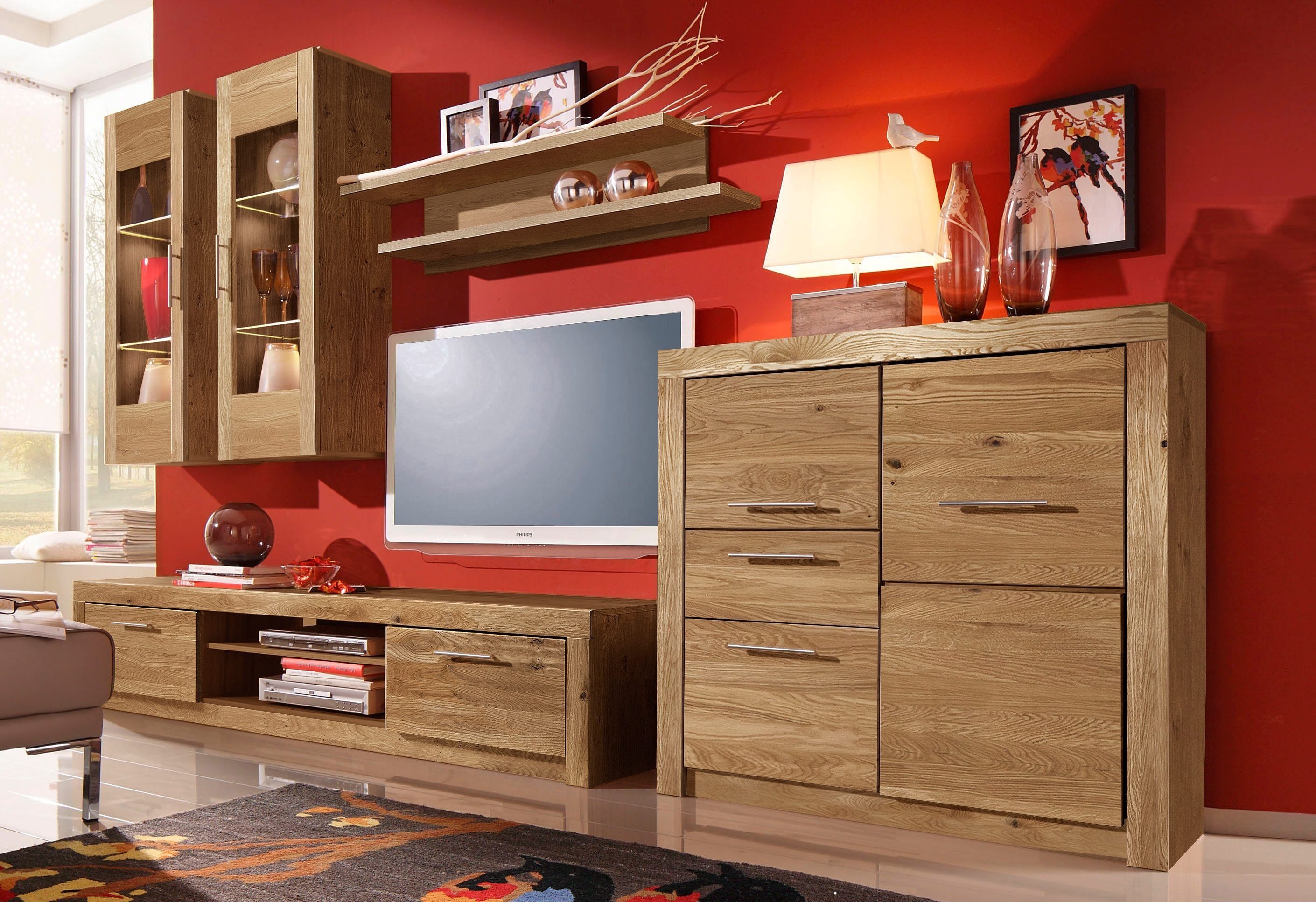 VOGL Möbelfabrik Wohnwand Toronto, (Set, 5-St), Set 5 teilig