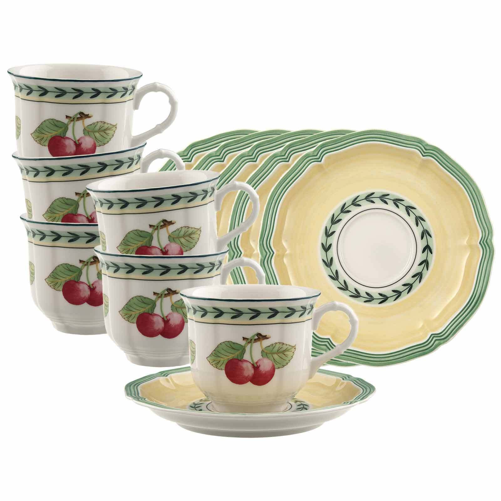 Villeroy & Boch Tasse French Garden Fleurence, 6-tlg., Porzellan