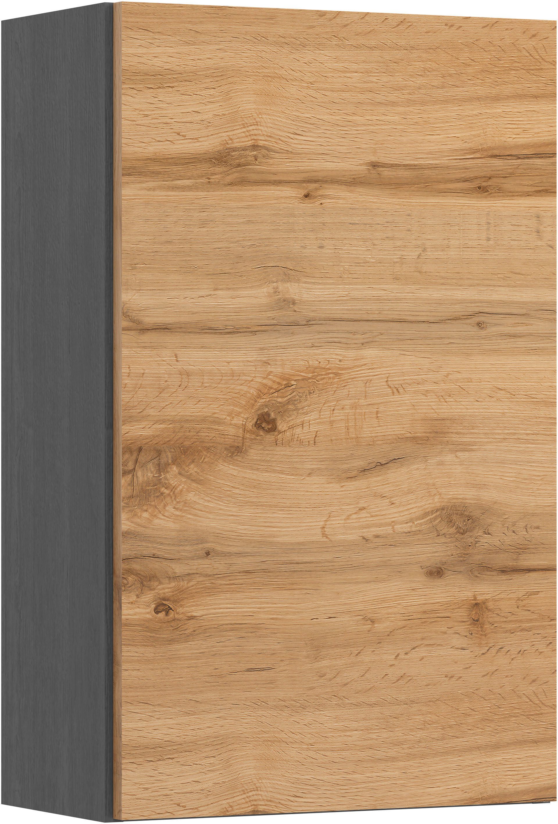 OTTO home Hängeschrank BOZEN, Hängeschrank 40 cm (Badezimmerschrank, Badschrank, Stauraum, Badmöbel, Schrank) Push-to-open-Beschlag, griffloses Design