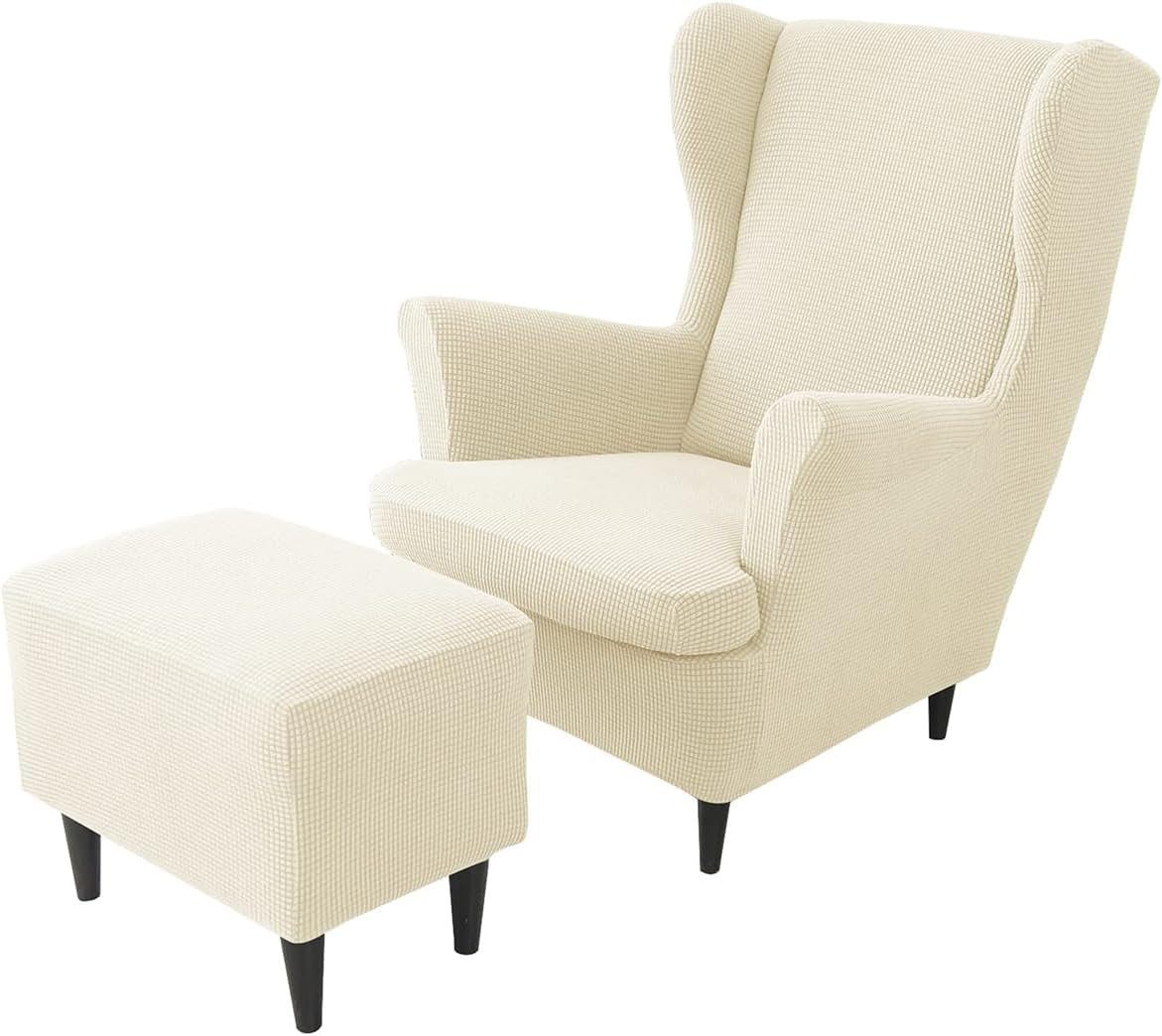 Coonoor Sesselhusse 2-Teilig Ohrensessel Überzug, Sessel-Überwürfe Ohrenses günstig online kaufen