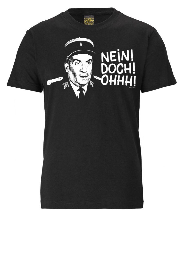 LOGOSHIRT T-Shirt St. - de Funes-Motiv Louis von Tropez Gendarme mit Nein! Ooh! Doch