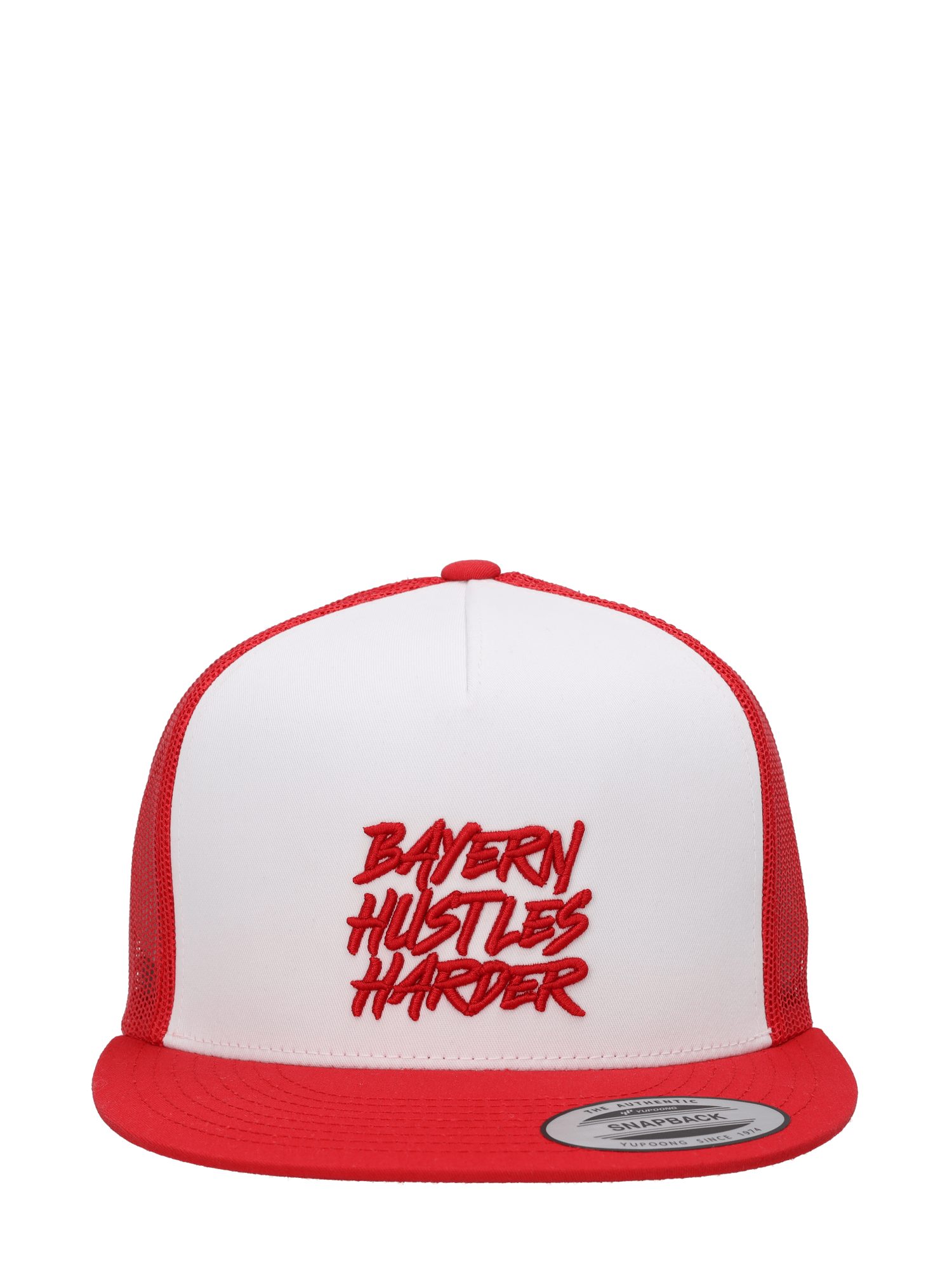 FC Bayern München Baseball Cap FC Bayern München I Trucker Snapback Hustles Harder I Unisex