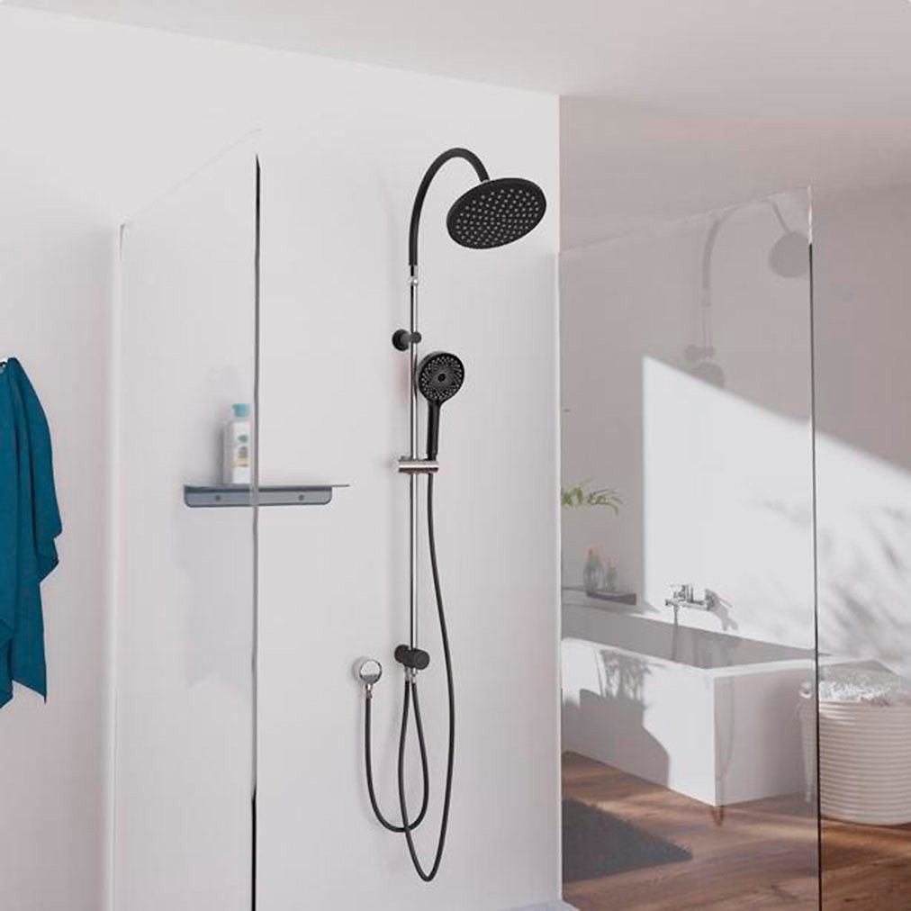 Schütte Duschsystem MATAO RAIN, Höhe 95 cm, Regendusche ohne Armatur, Handb günstig online kaufen