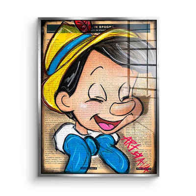 DOTCOMCANVAS® Acrylglasbild Lovely Pinocchio - Acrylglas, Acrylglasbild Lovely Pinocchio Comic Cartoon Portrait Zeichentrickfilm