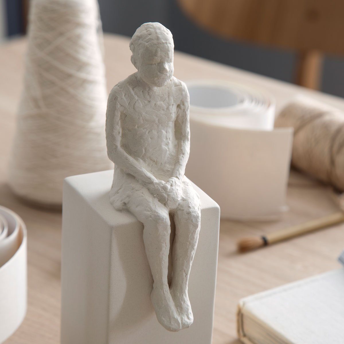 der Kähler 'Character' Keramik Malene (Der aus Bildhauerin Bjelke Dekofigur Dreamer von The Träumer); Serie Skulptur