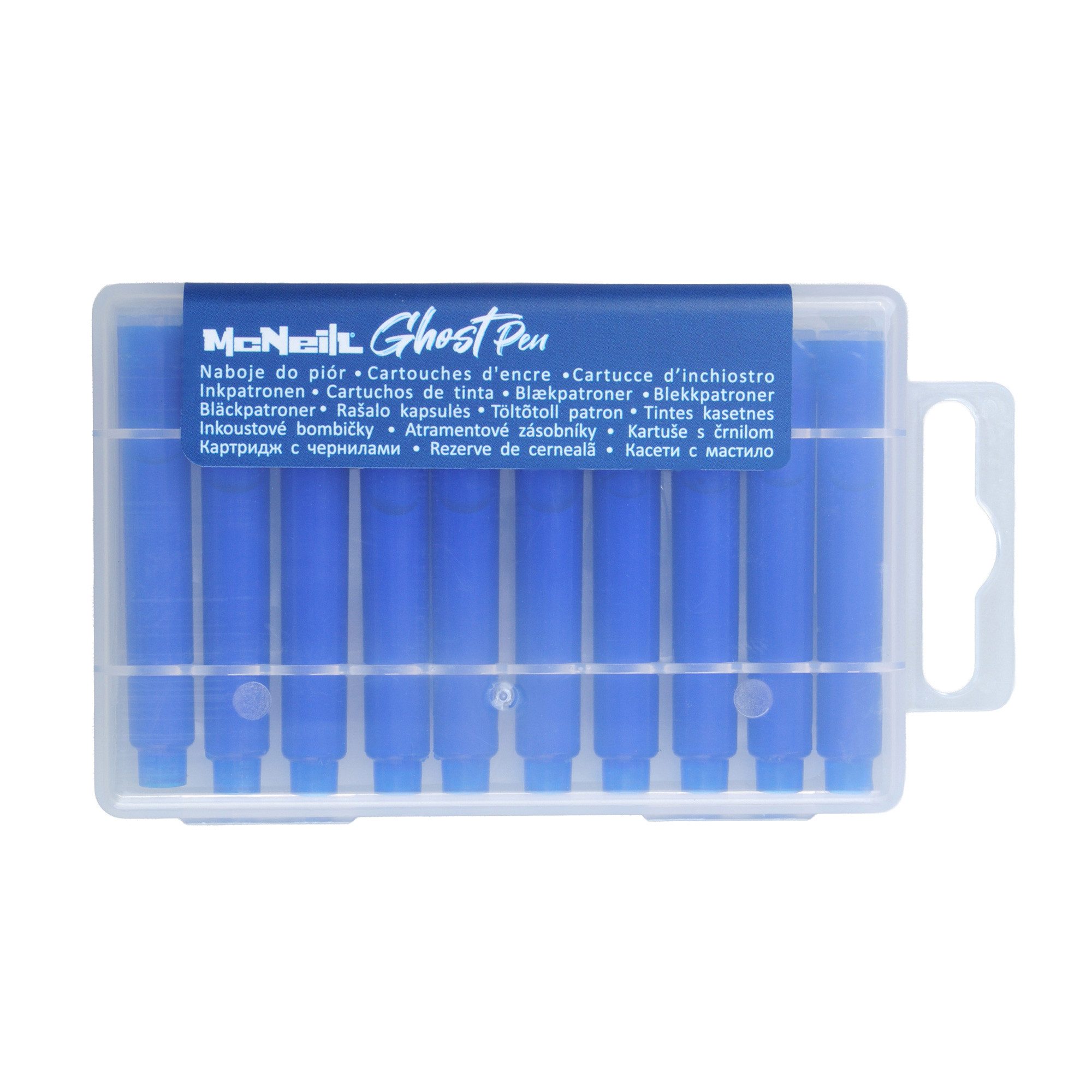 McNeill McNeill Ghost Pen Tintenpatronen 10er Pack BLAU radierbare Tinte für G Tintenpatrone